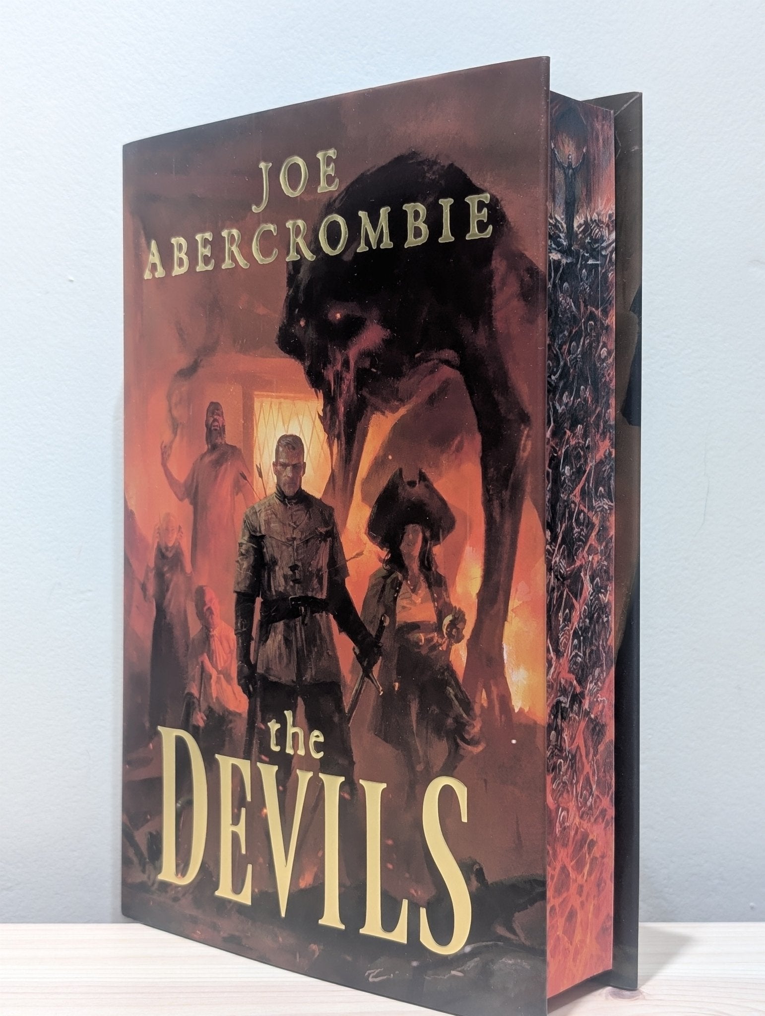 The Devils by Joe Abercrombie (Signed First Edition with sprayed