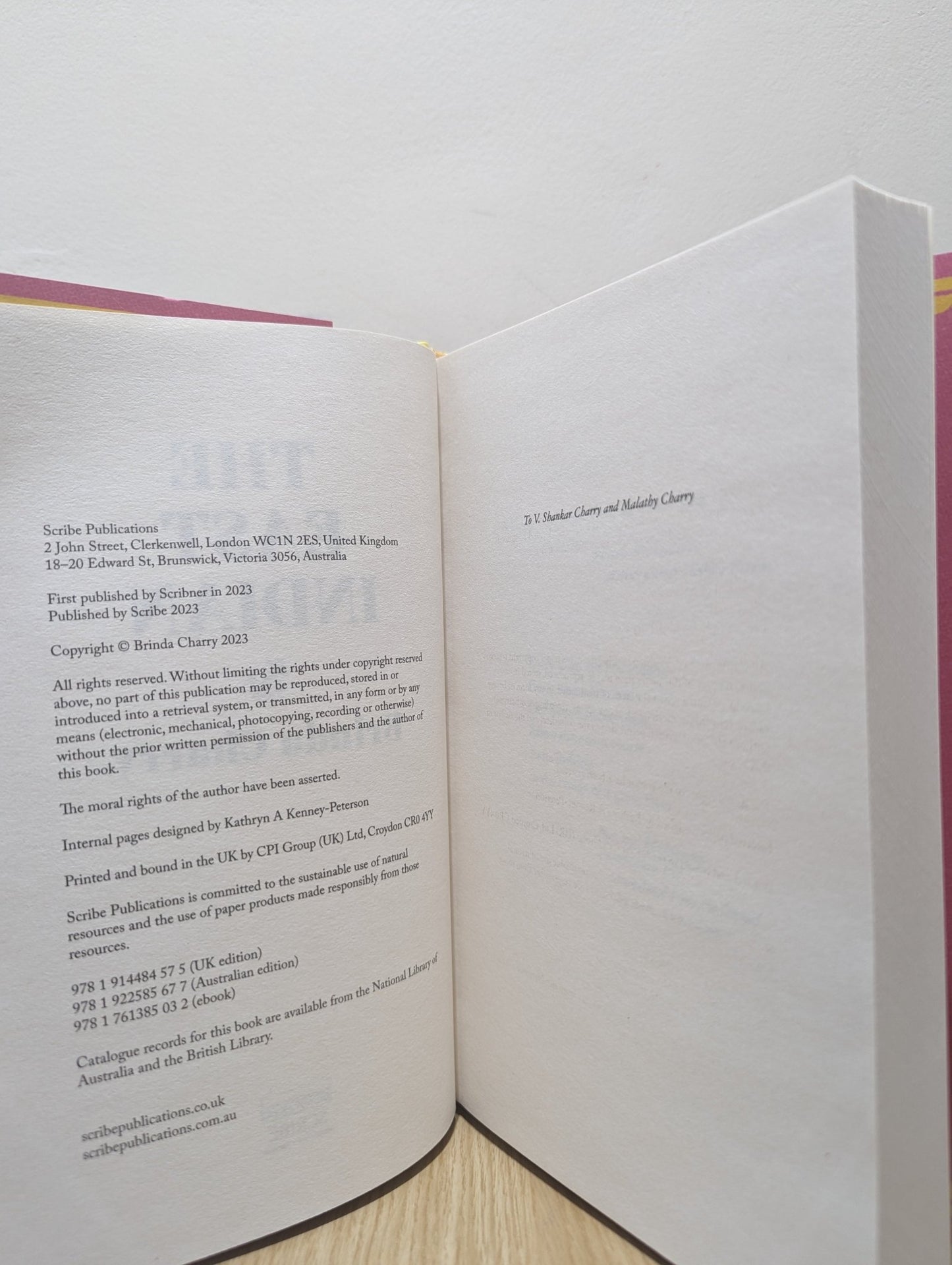 The East Indian by Brinda Charry (First Edition) - Fialta Books