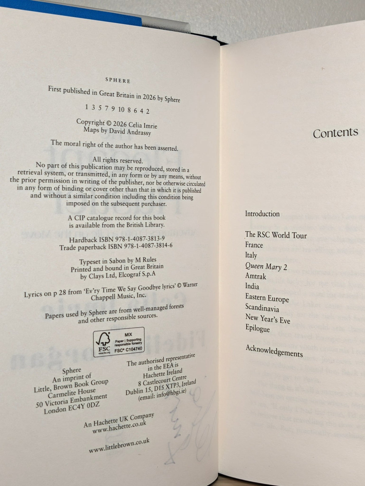 The Elegant Hustler by Celia Imrie (Signed First Edition) - Fialta Books