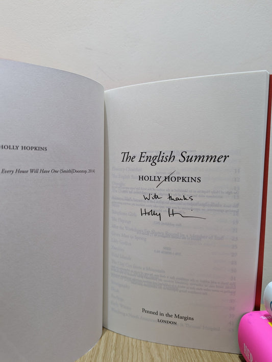 The English Summer by Holly Hopkins (Signed First Edition) - Fialta Books