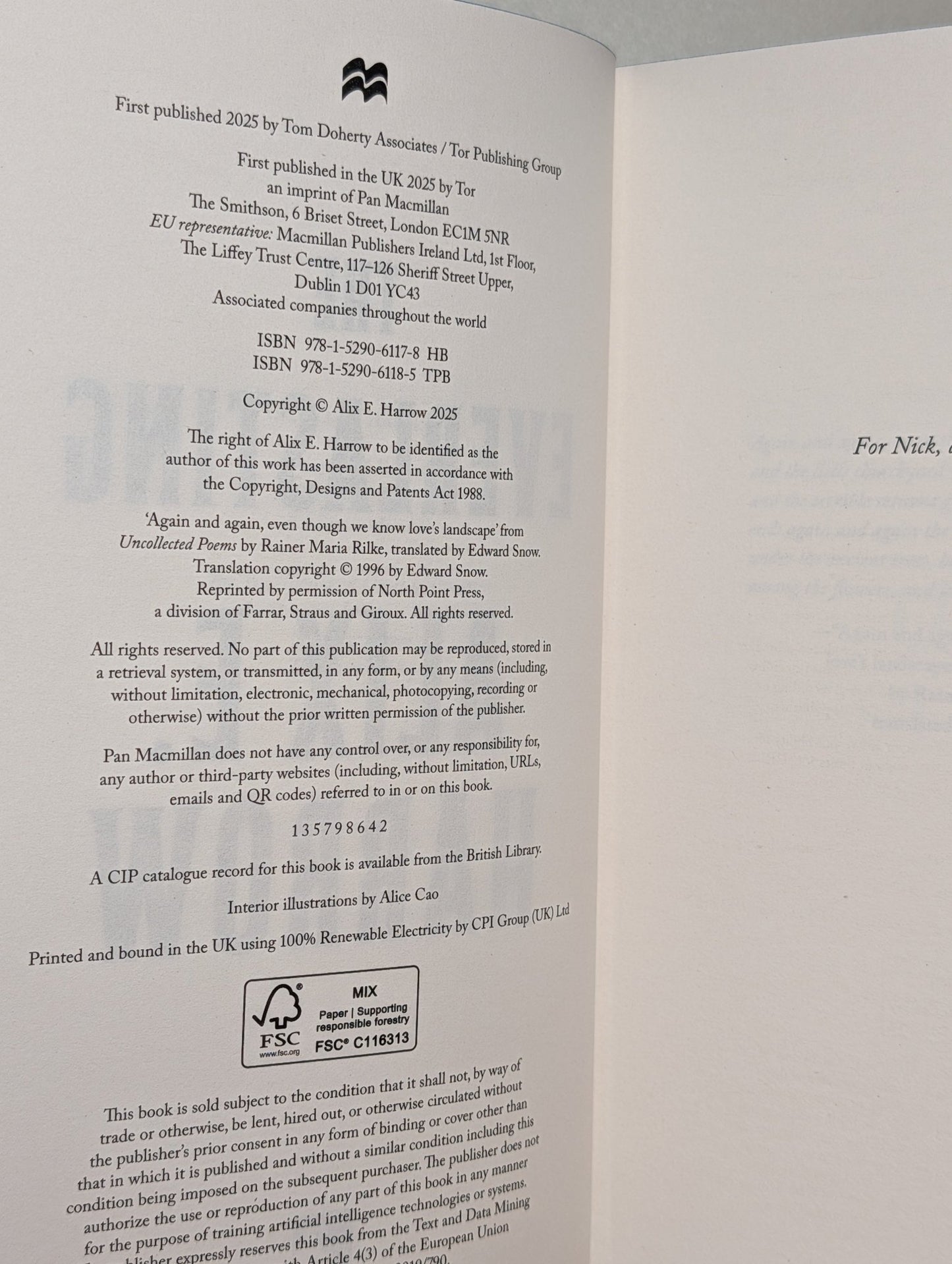 The Everlasting by Alix E Harrow (Signed First Edition with sprayed edges) - Fialta Books