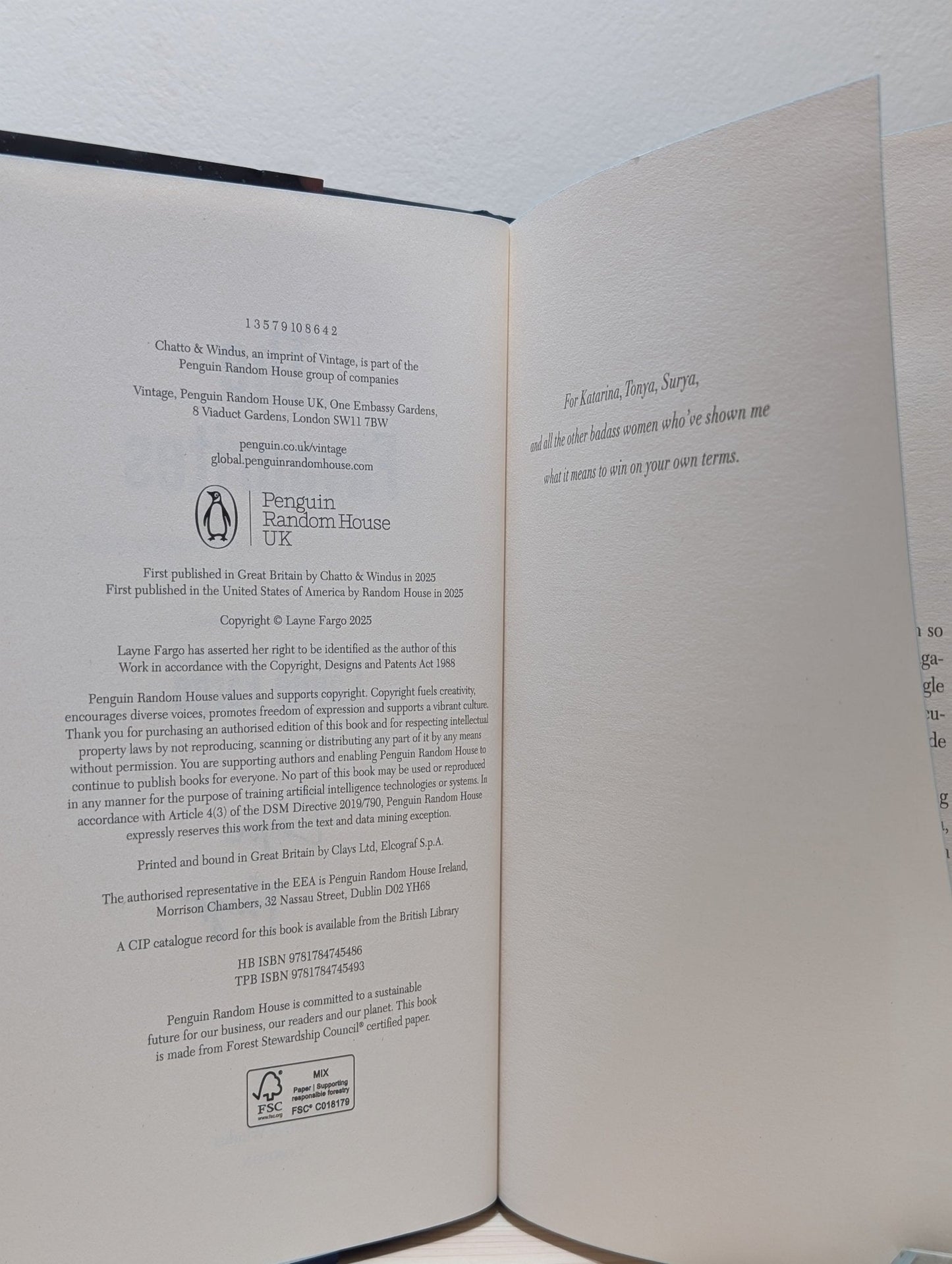 The Favourites by Layne Fargo (Signed First Edition with sprayed edges) - Fialta Books