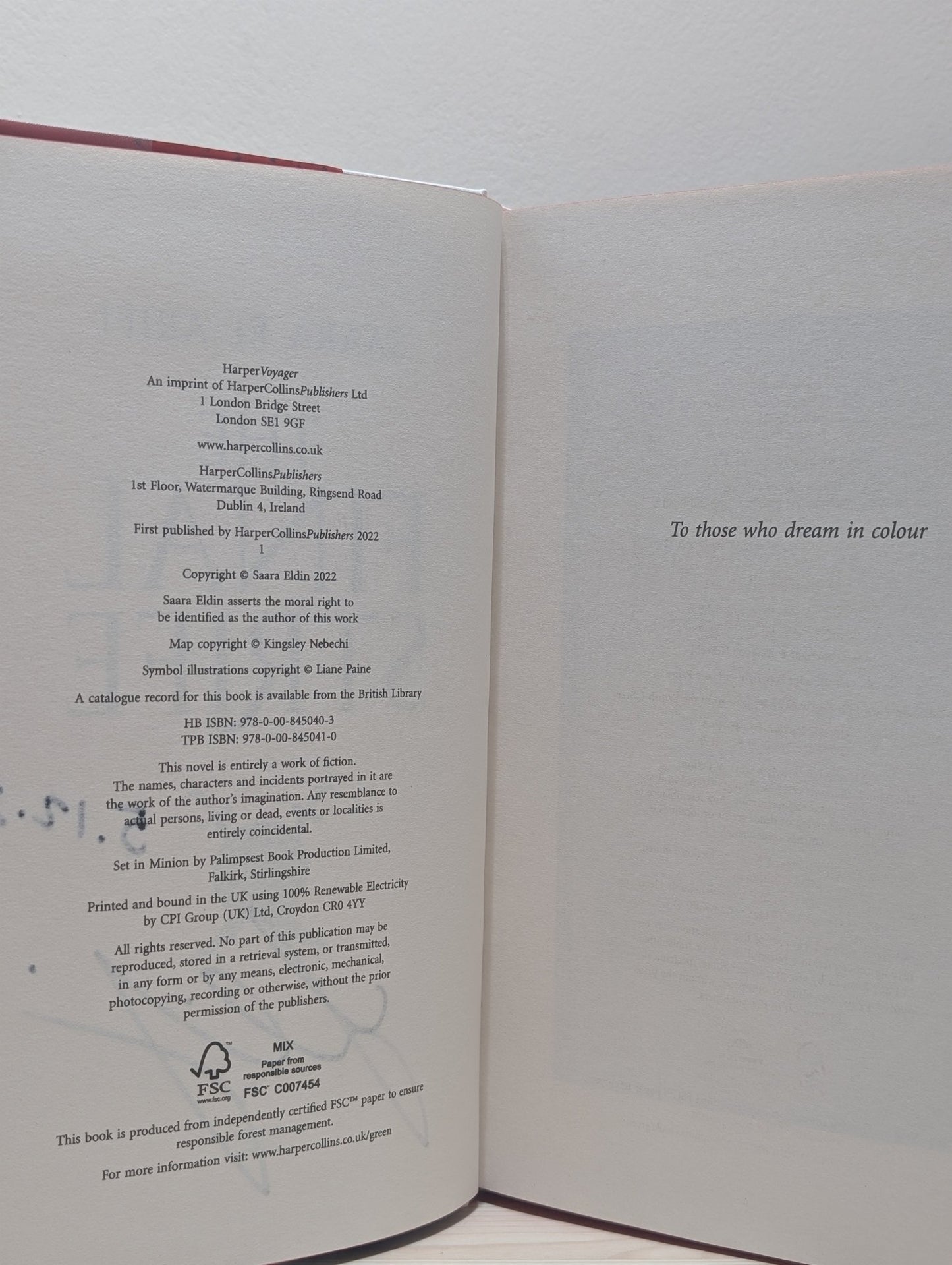 The Final Strife: Book 1 by Saara El - Arifi (Signed First Edition with sprayed edges) - Fialta Books