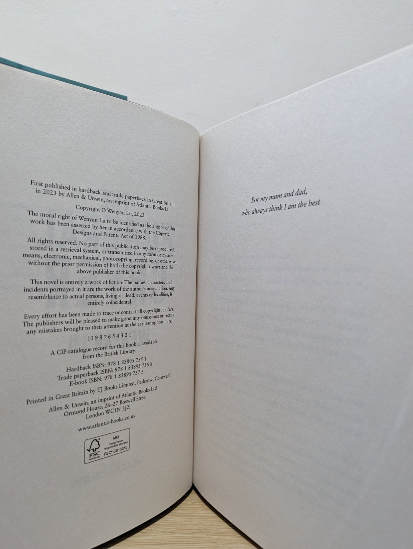 The Funeral Cryer by Wenyan Lu (Signed First Edition) - Fialta Books