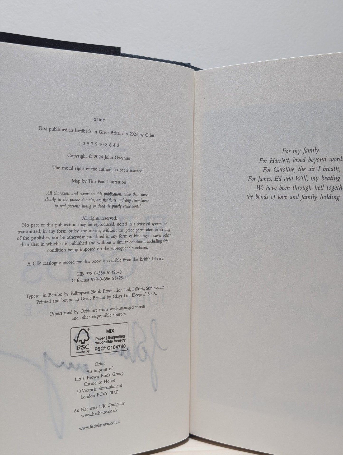 The Fury of the Gods by John Gwynne (Signed First Edition) - Fialta Books