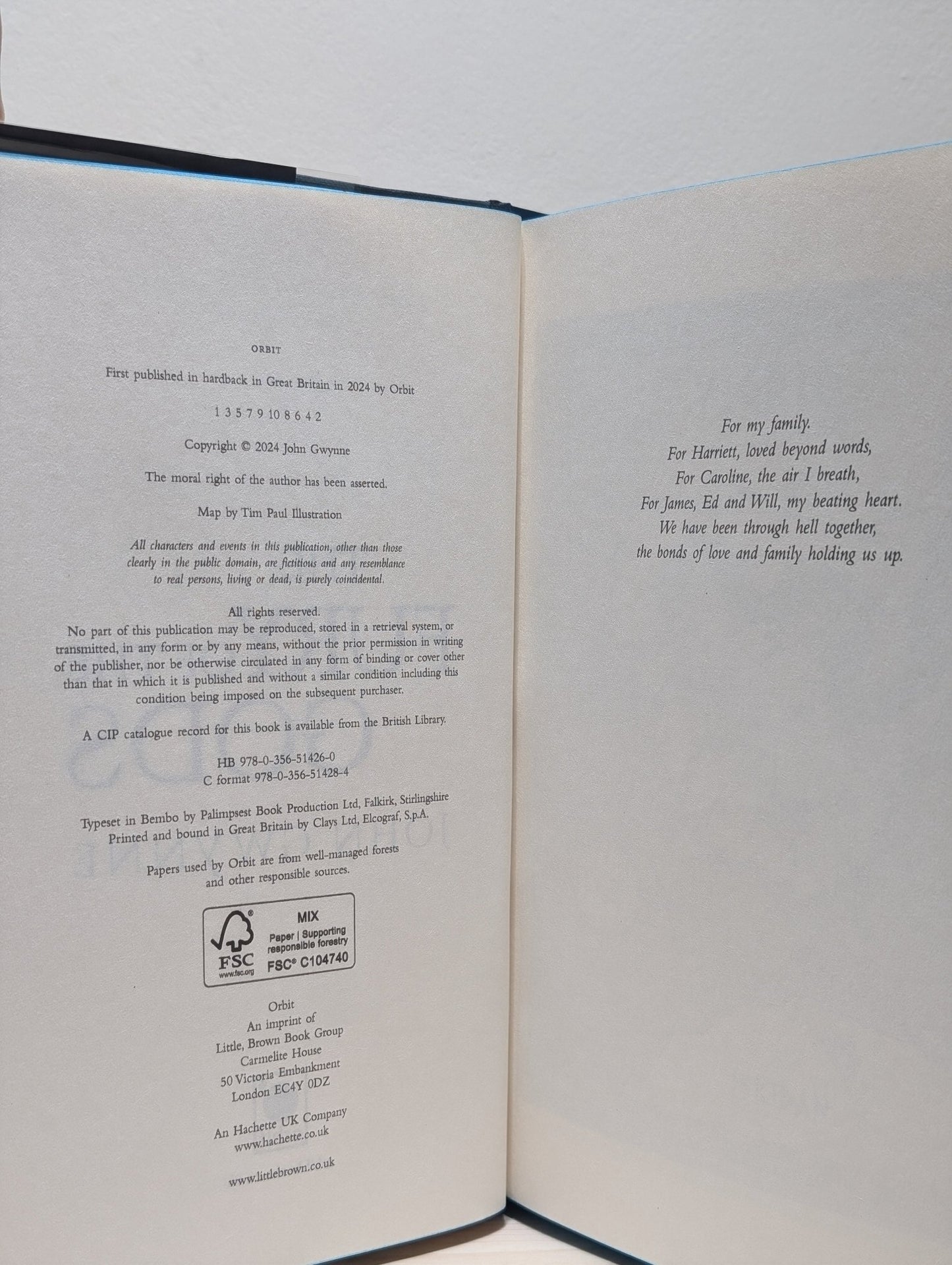 The Fury of the Gods by John Gwynne (Signed First Edition with sprayed edges) - Fialta Books