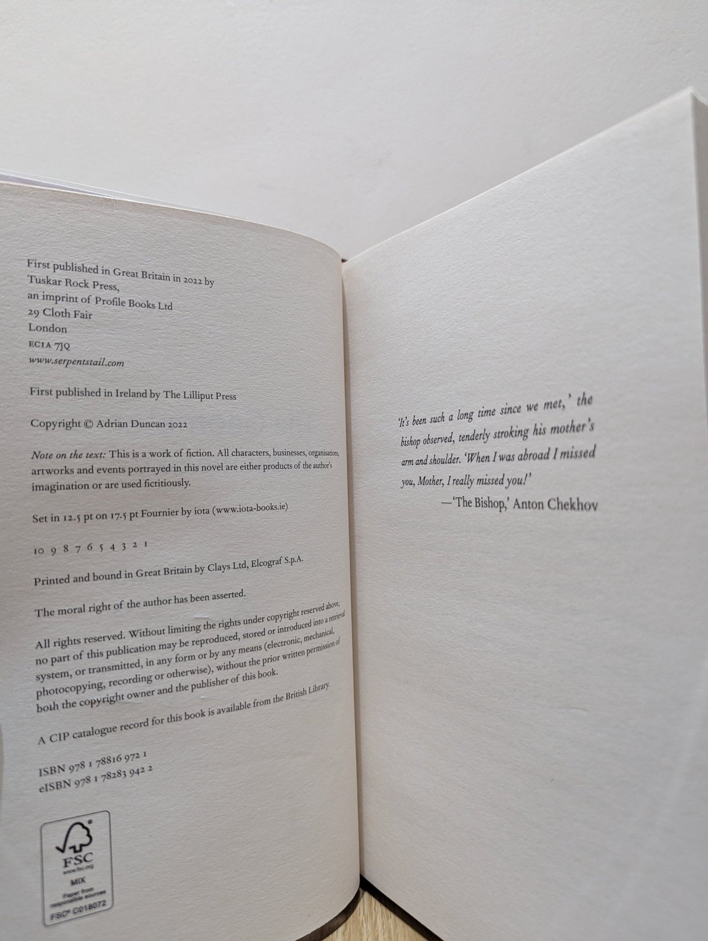 The Geometer Lobachevsky by Adrian Duncan (Signed First Edition) - Fialta Books