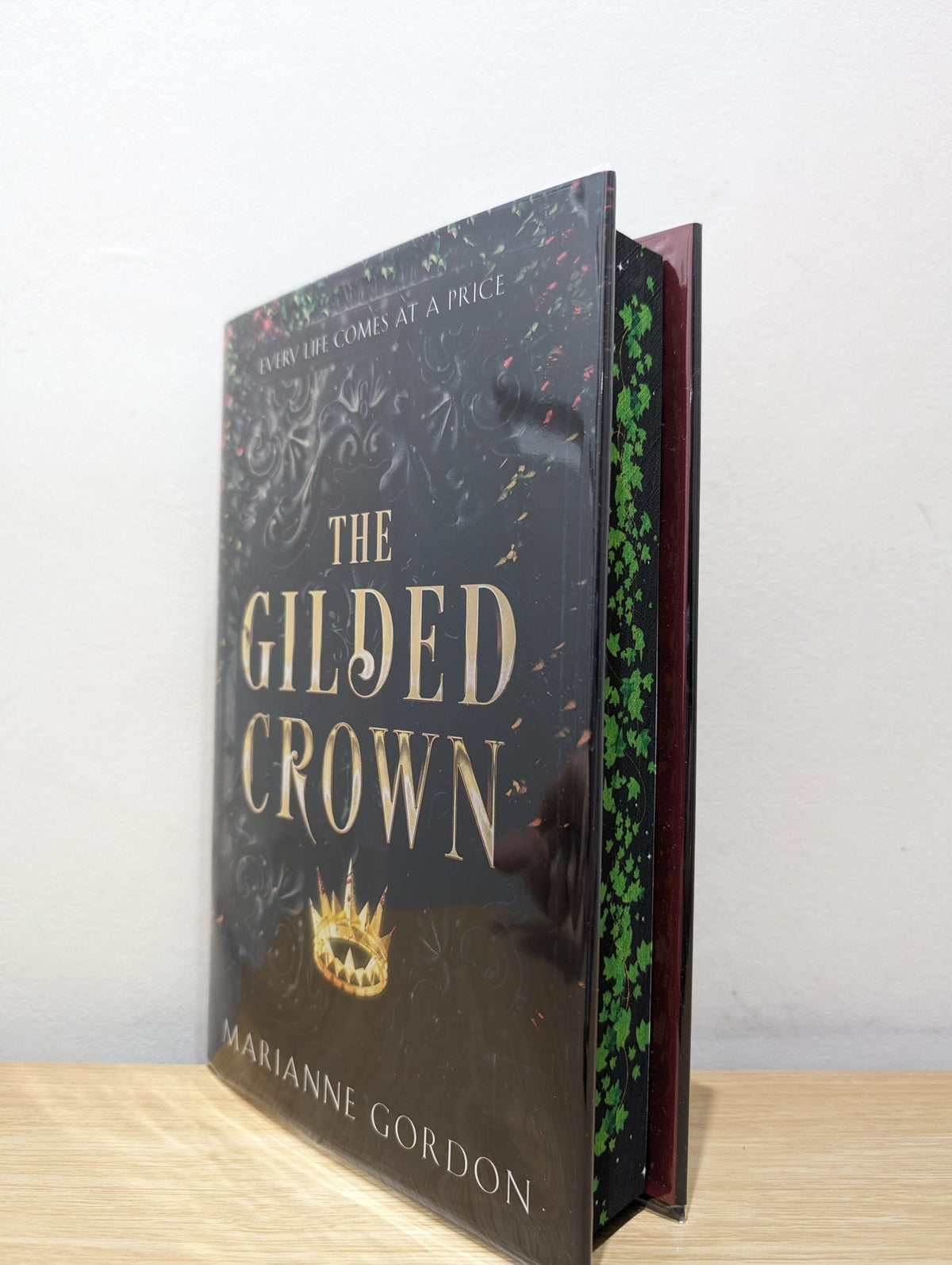 The Gilded Crown by Marianne Gordon (Signed First Edition with sprayed edges) - Fialta Books