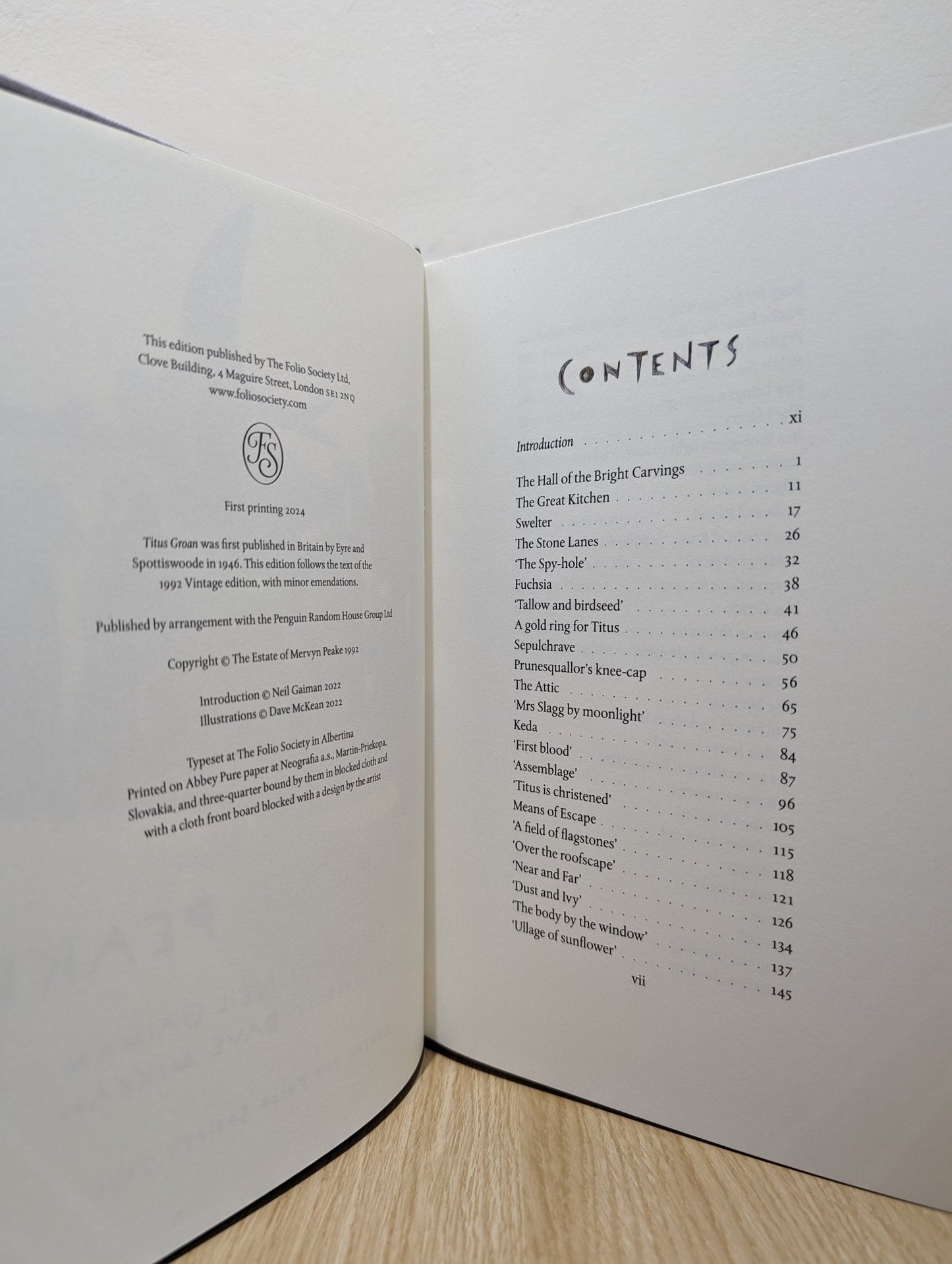 The Gormenghast Trilogy by Mervyn Peake (Folio Slipcase Edition) - Fialta Books