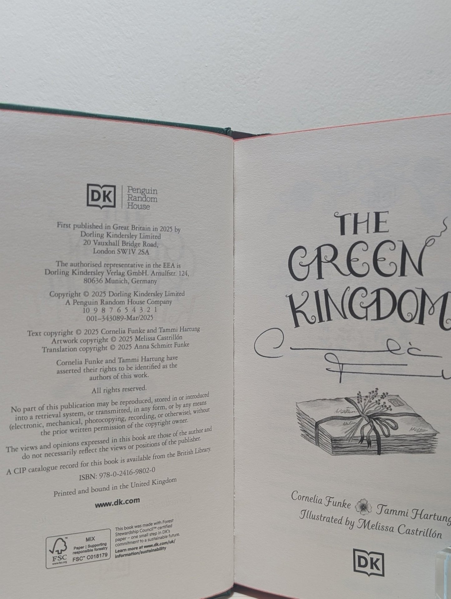 The Green Kingdom by Cornelia Funke (Signed First Edition) - Fialta Books