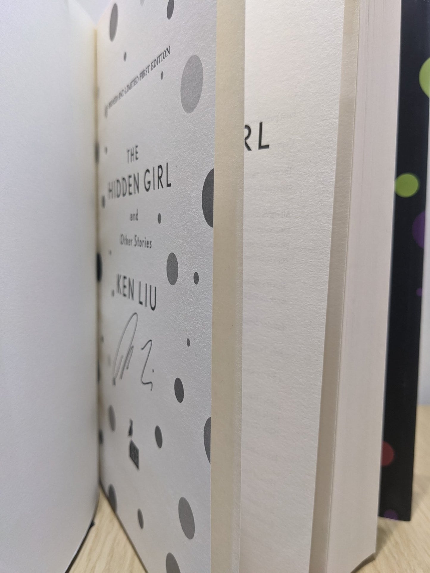 The Hidden Girl and Other Stories by Ken Liu (Signed First Edition) - Fialta Books