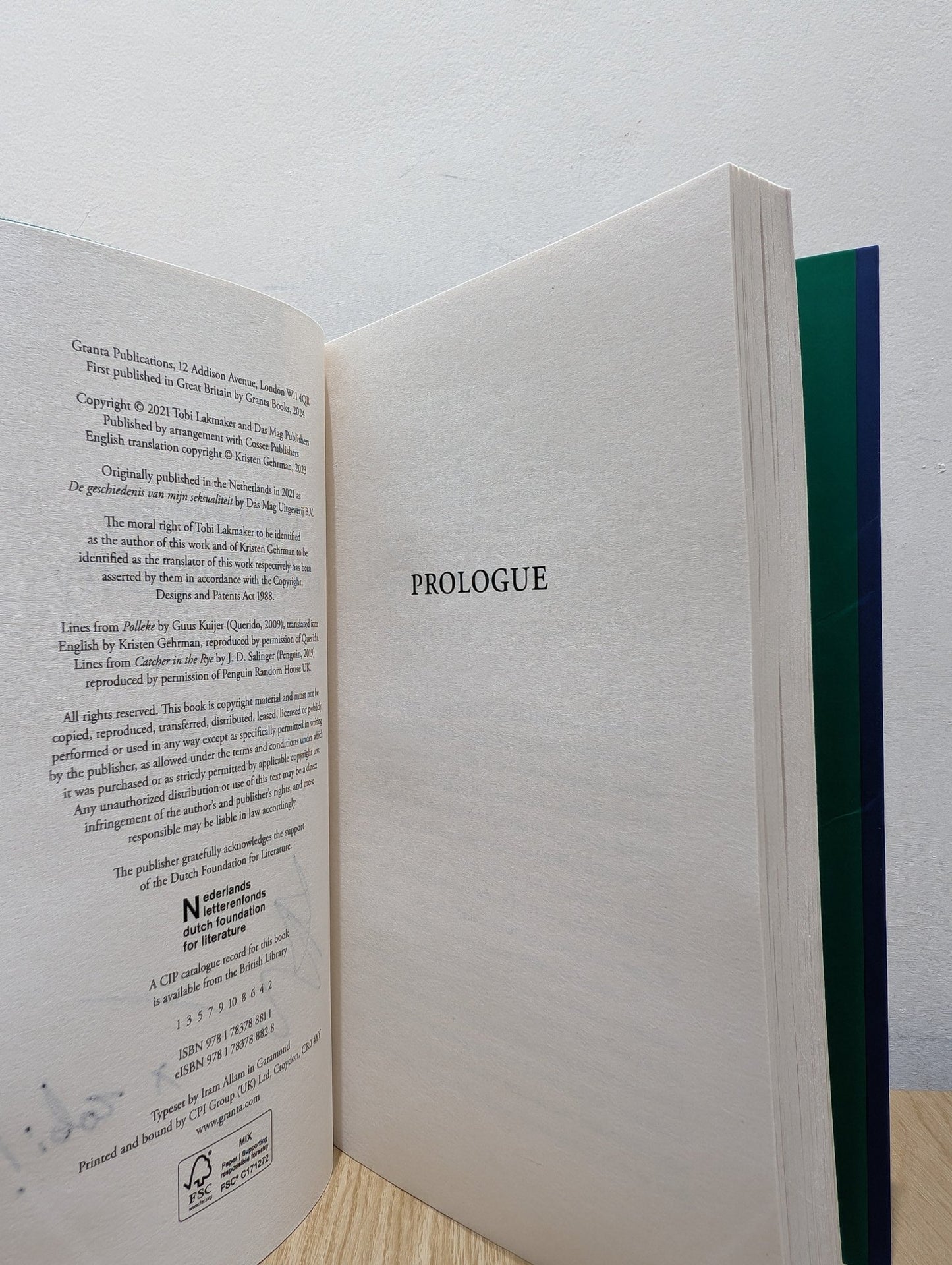 The History of My Sexuality by Tobi Lakmaker (Signed First Edition) - Fialta Books