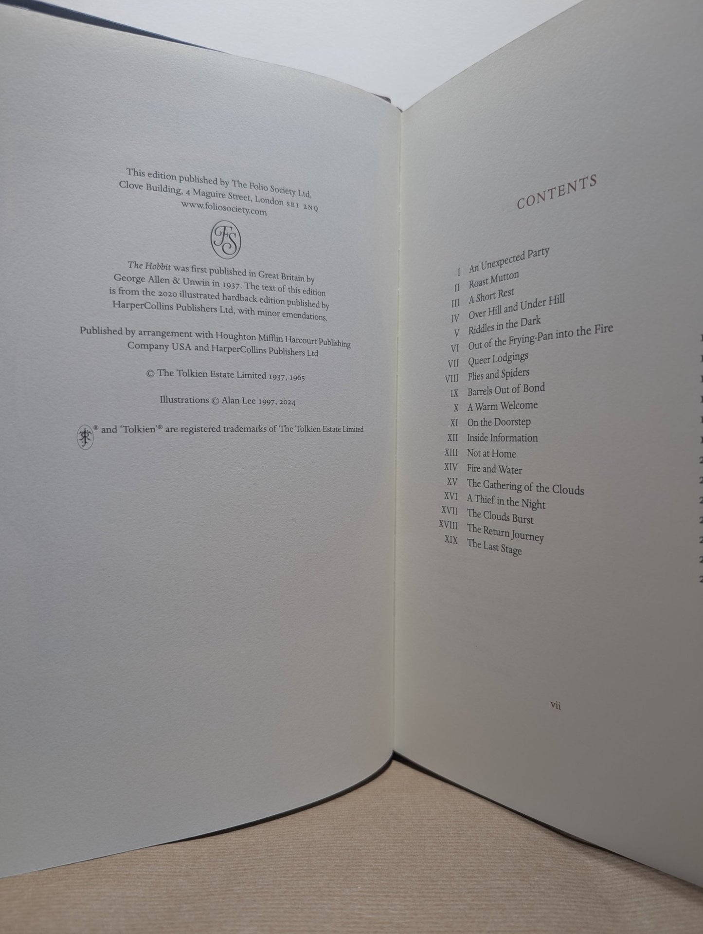 The Hobbit by J. R. R. Tolkien (Folio Limited Edition) - Fialta Books