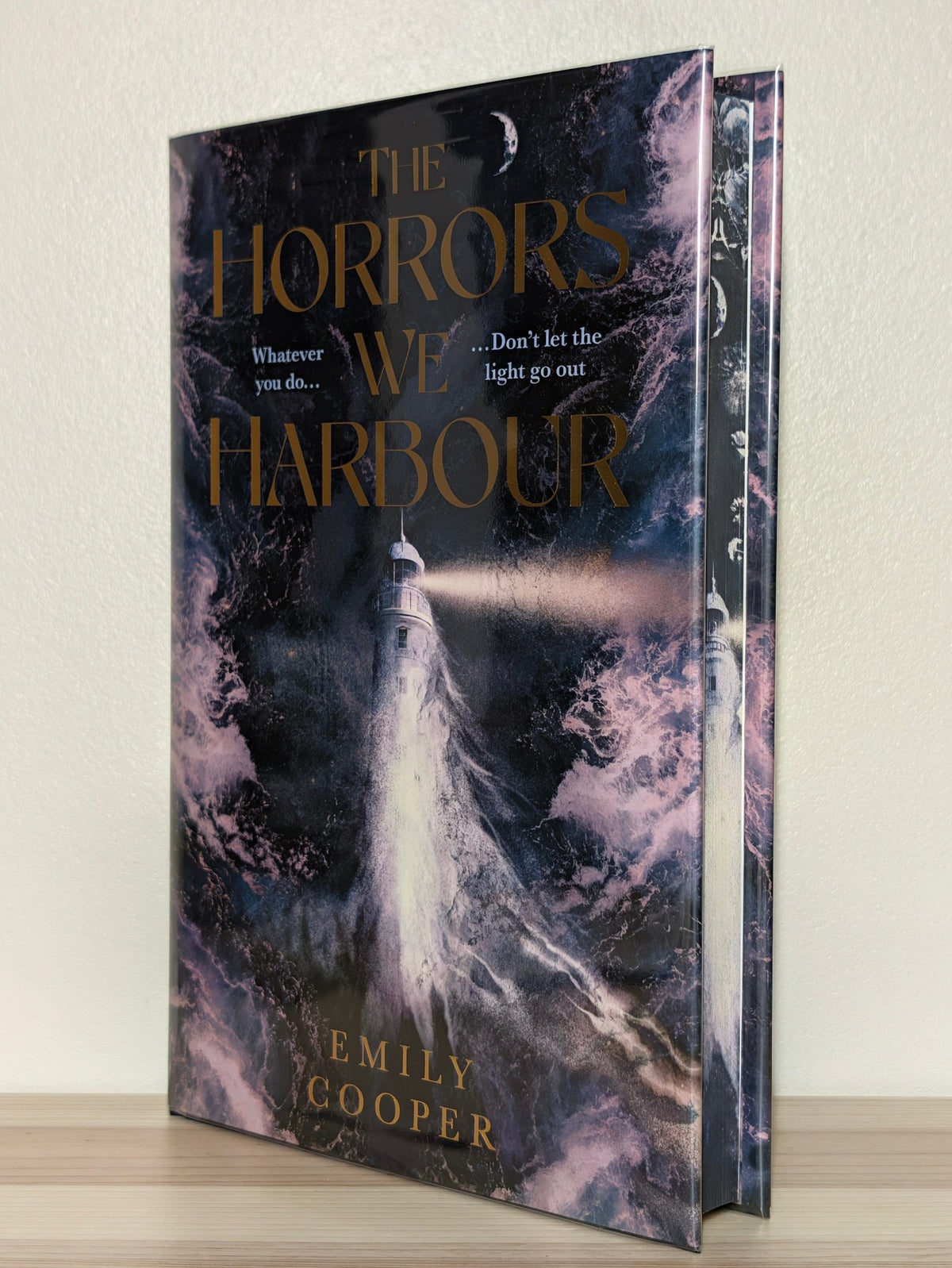 The Horrors We Harbour by Emily Cooper (Signed First Edition with sprayed edges) - Fialta Books