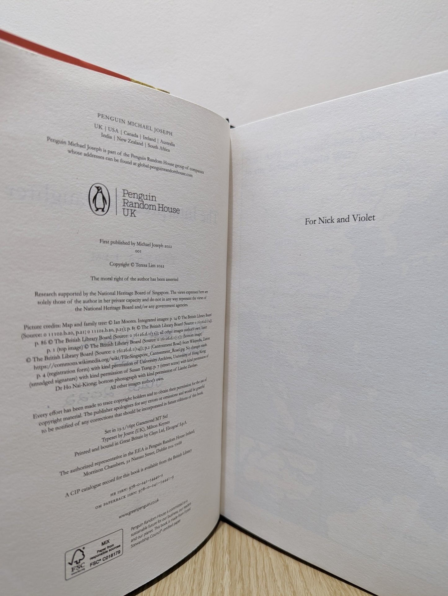 The Interpreter's Daughter by Teresa Lim (Signed First Edition) - Fialta Books