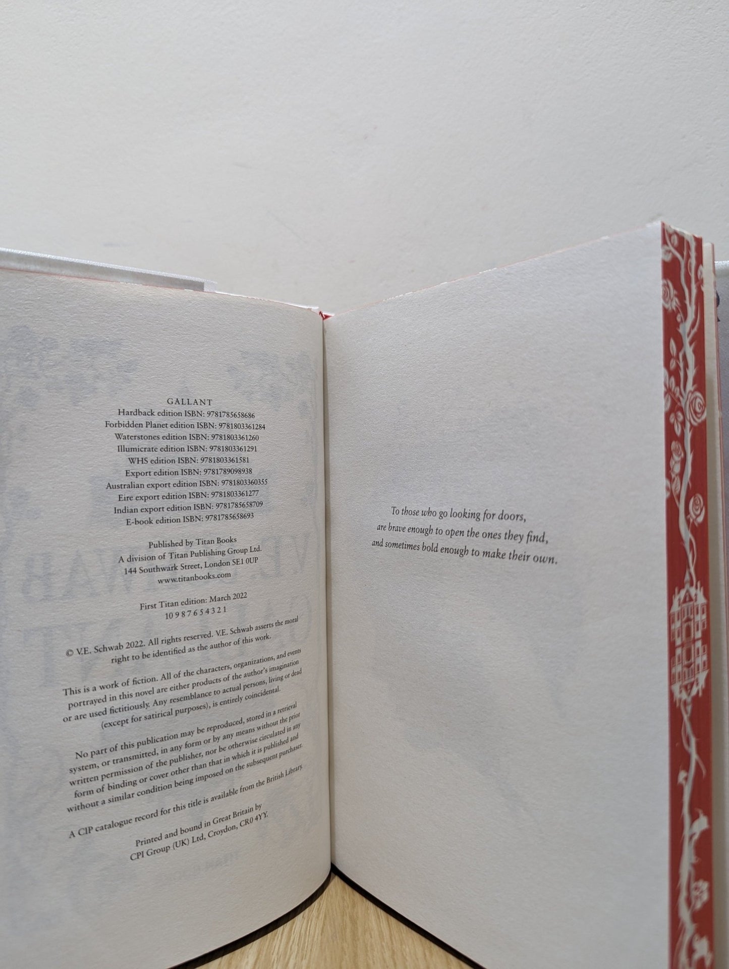 The Invisible Life of Addie LaRue; Gallant by V.E. Schwab (Signed Limited Edition Set) - Fialta Books