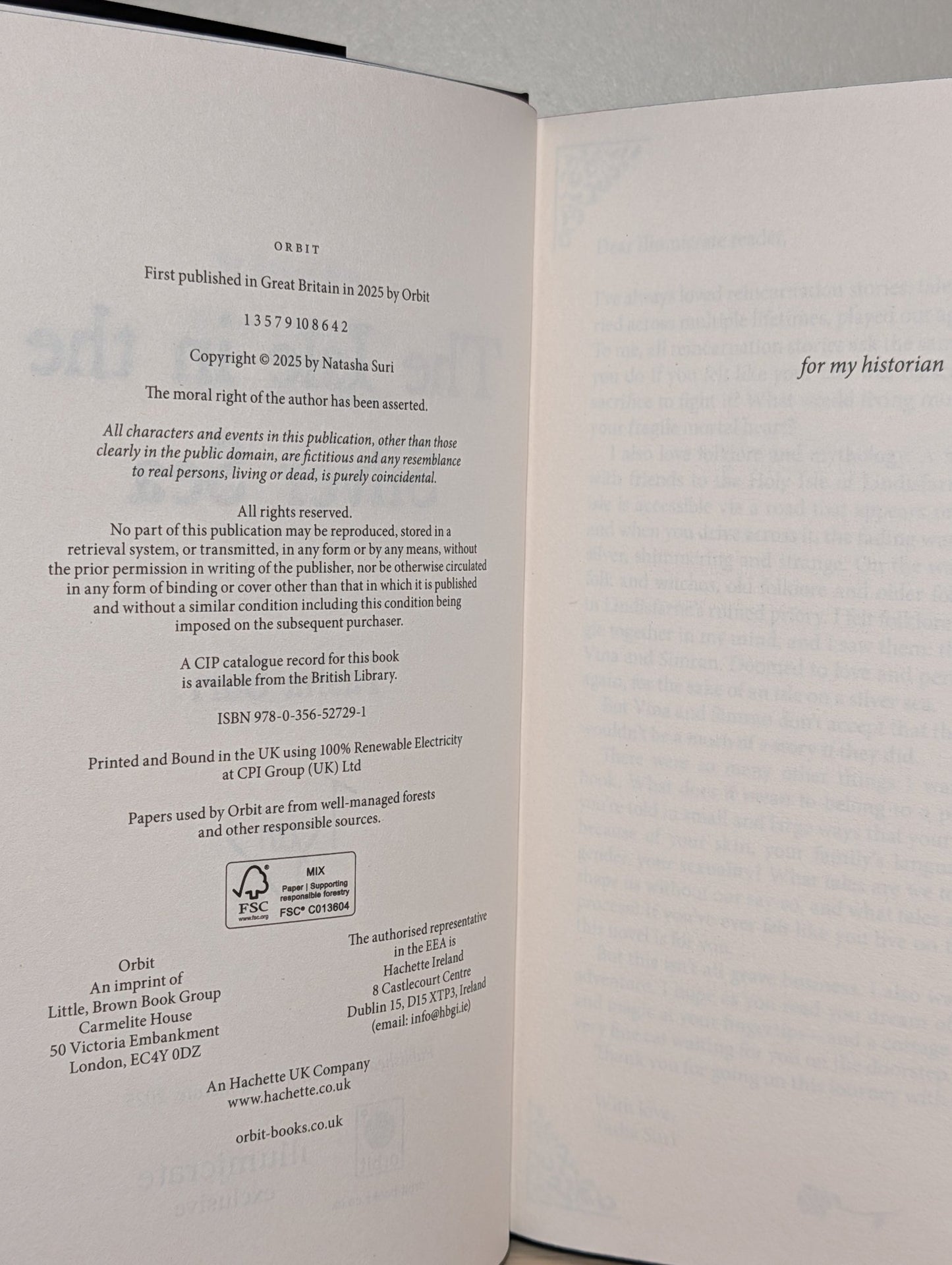 The Isle in the Silver Sea by Tasha Suri (Signed Special Edition) - Fialta Books