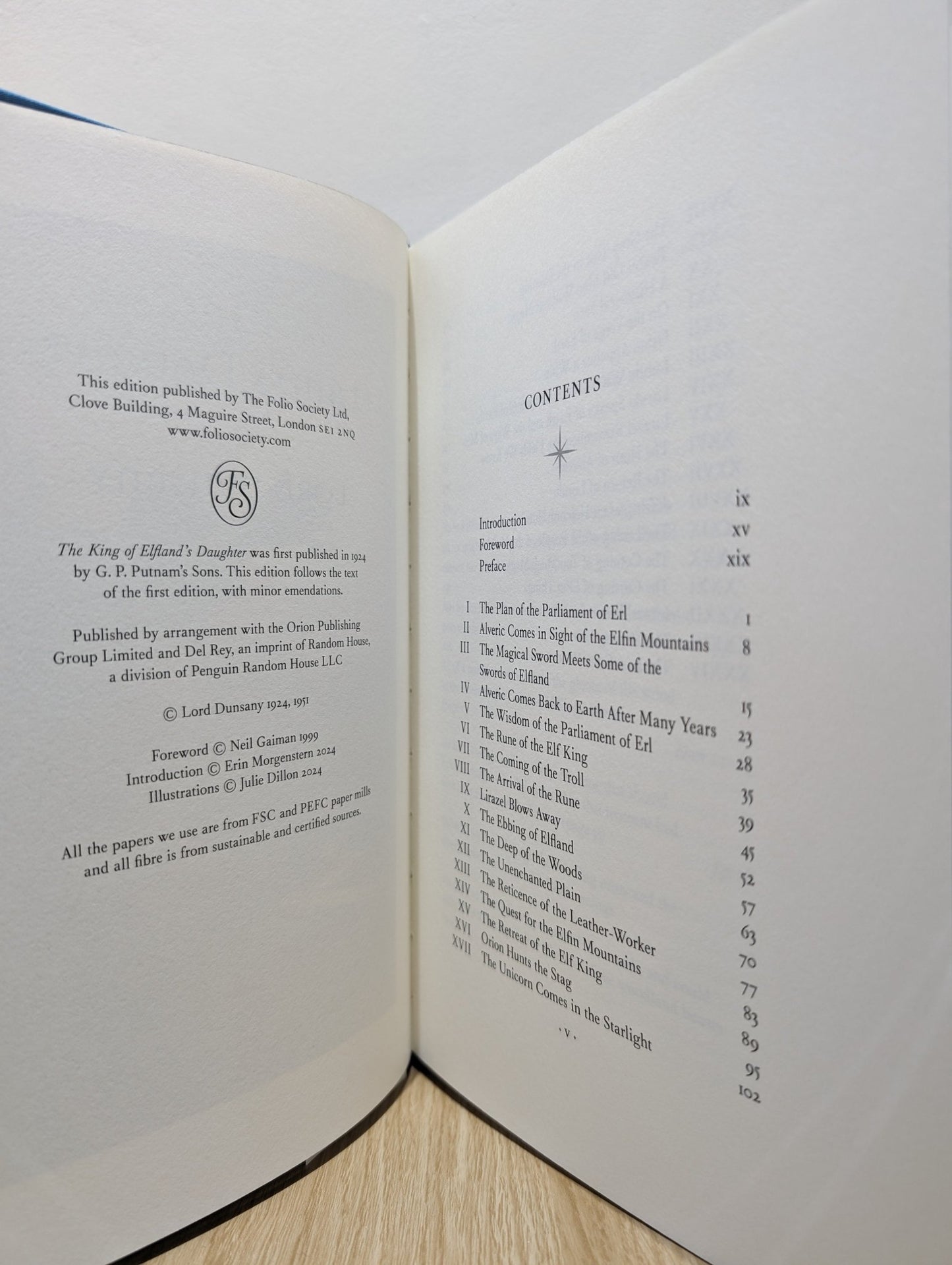 The King of Elfland's Daughter by Lord Dunsany (Folio Limited Edition) - Fialta Books