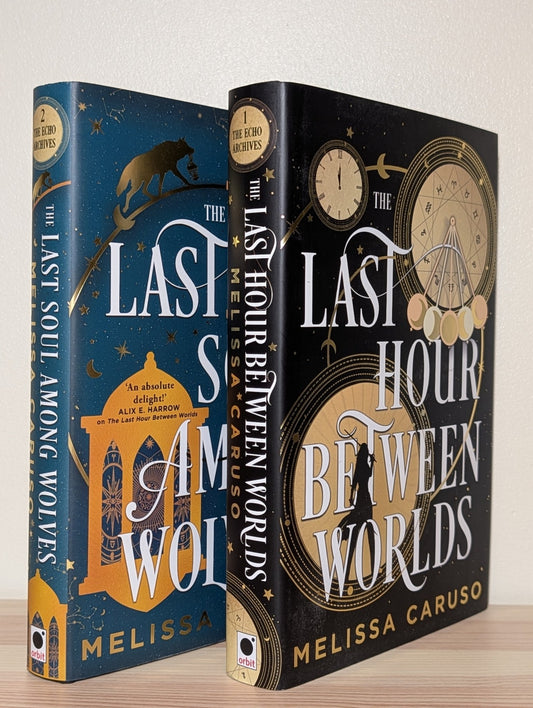 The Last Hour Between Worlds; The Last Soul Among Wolves by Melissa Caruso (First Edition with sprayed edges) - Fialta Books
