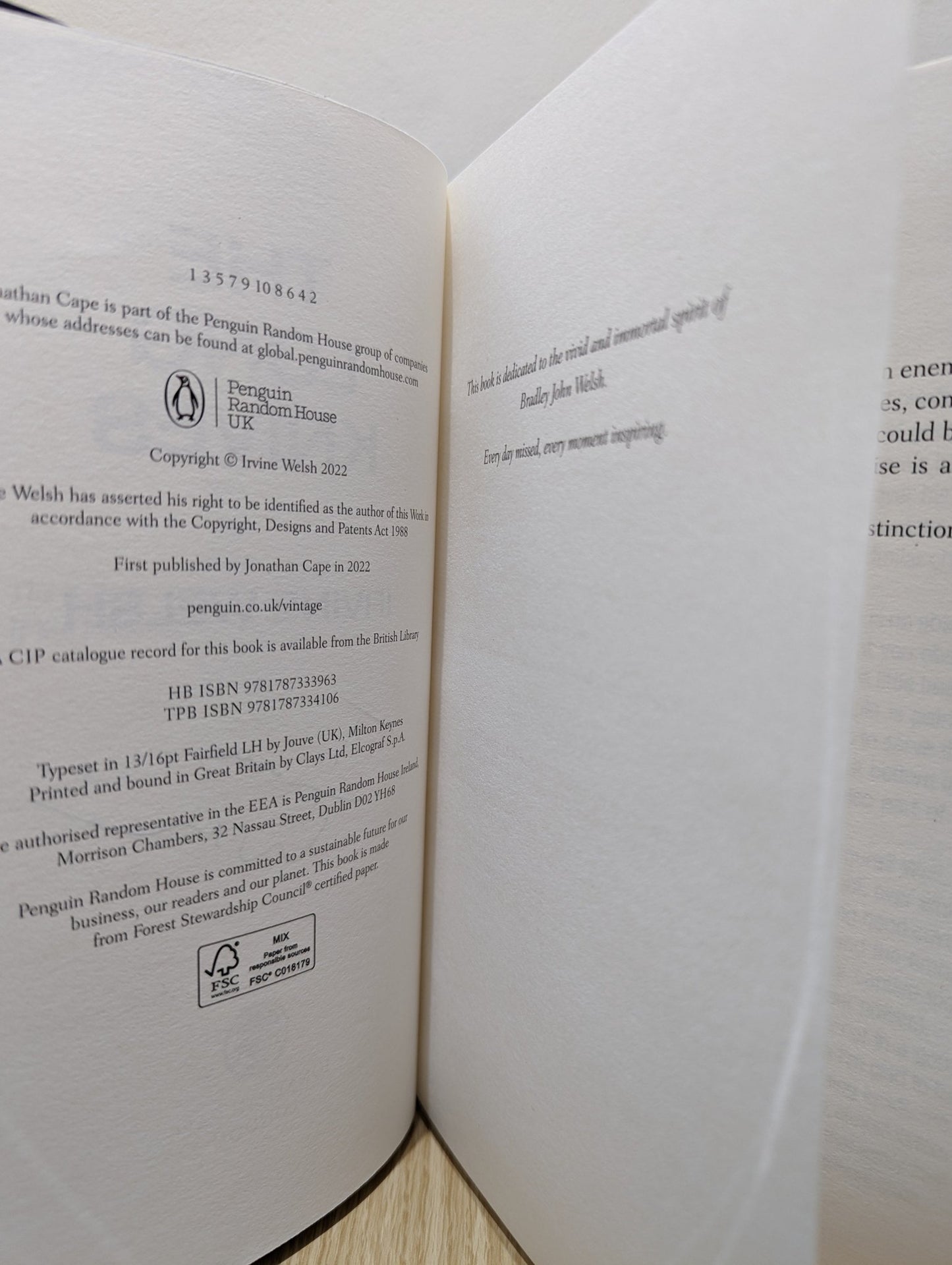 The Long Knives by Irvine Welsh (Signed First Edition) - Fialta Books