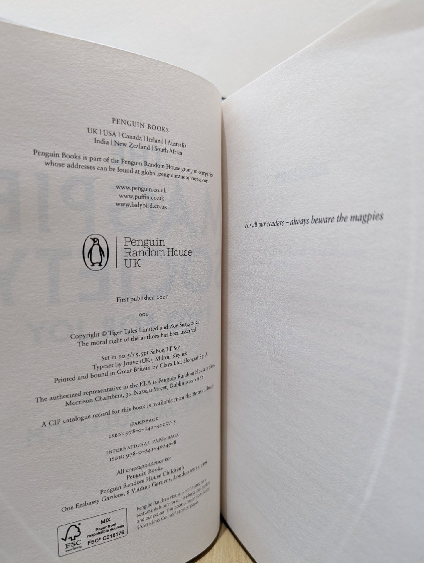 The Magpie Society: Two for Joy by Zoe Sugg Amy McCulloch (Signed First Edition) - Fialta Books