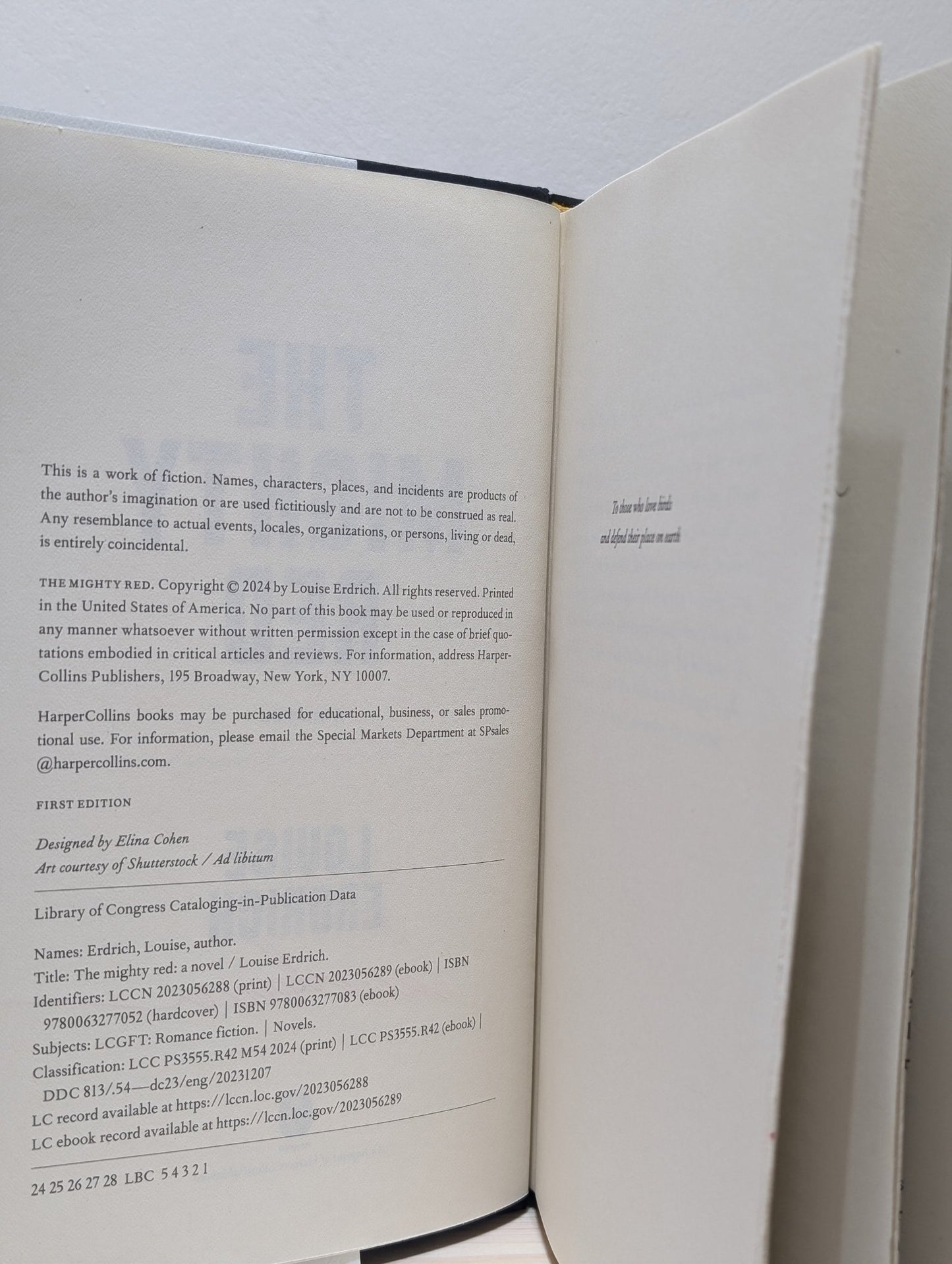 The Mighty Red: A Novel by Louise Erdrich (Signed First Edition) - Fialta Books