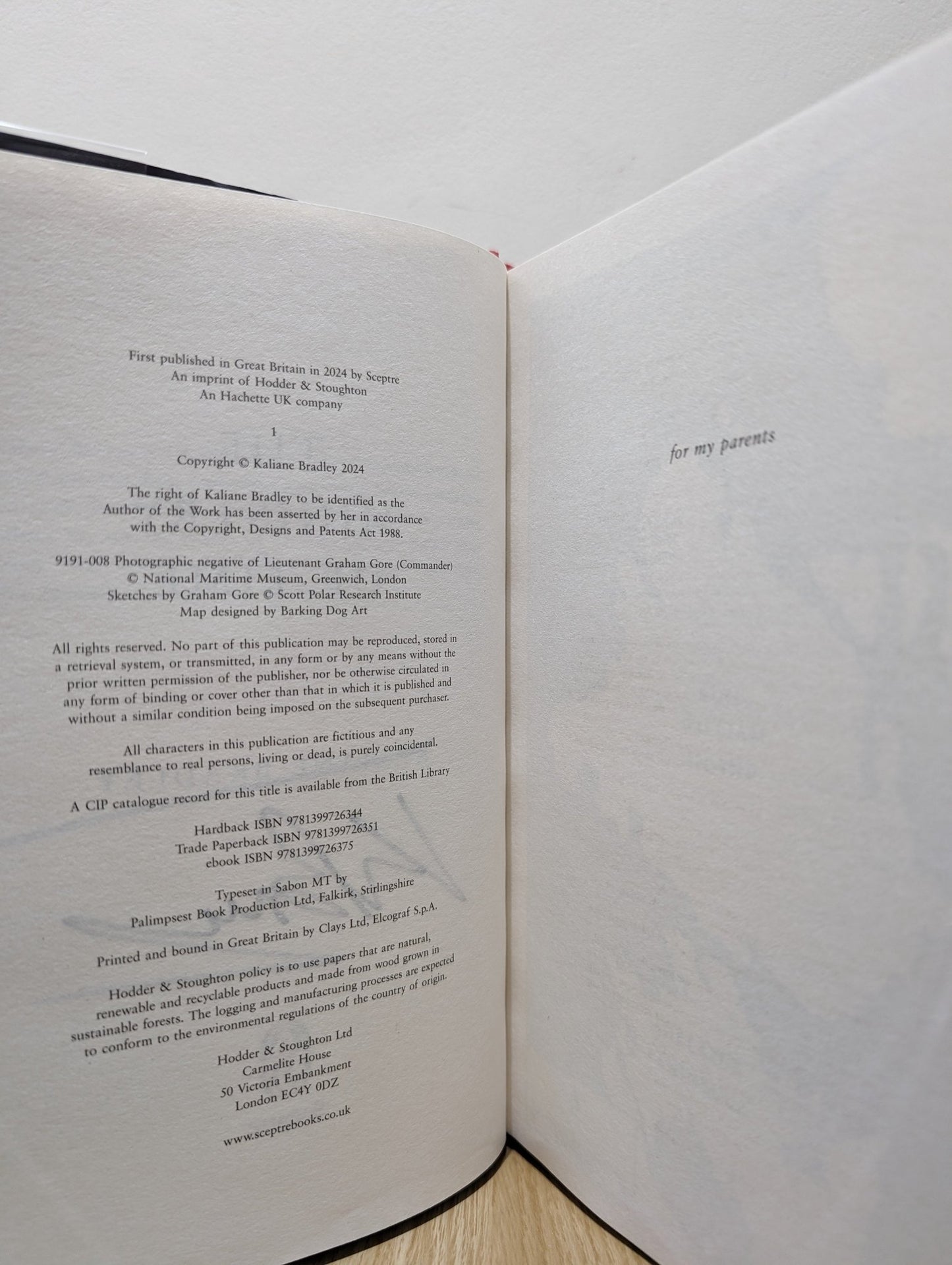 The Ministry of Time by Kaliane Bradley (Signed First Edition) - Fialta Books