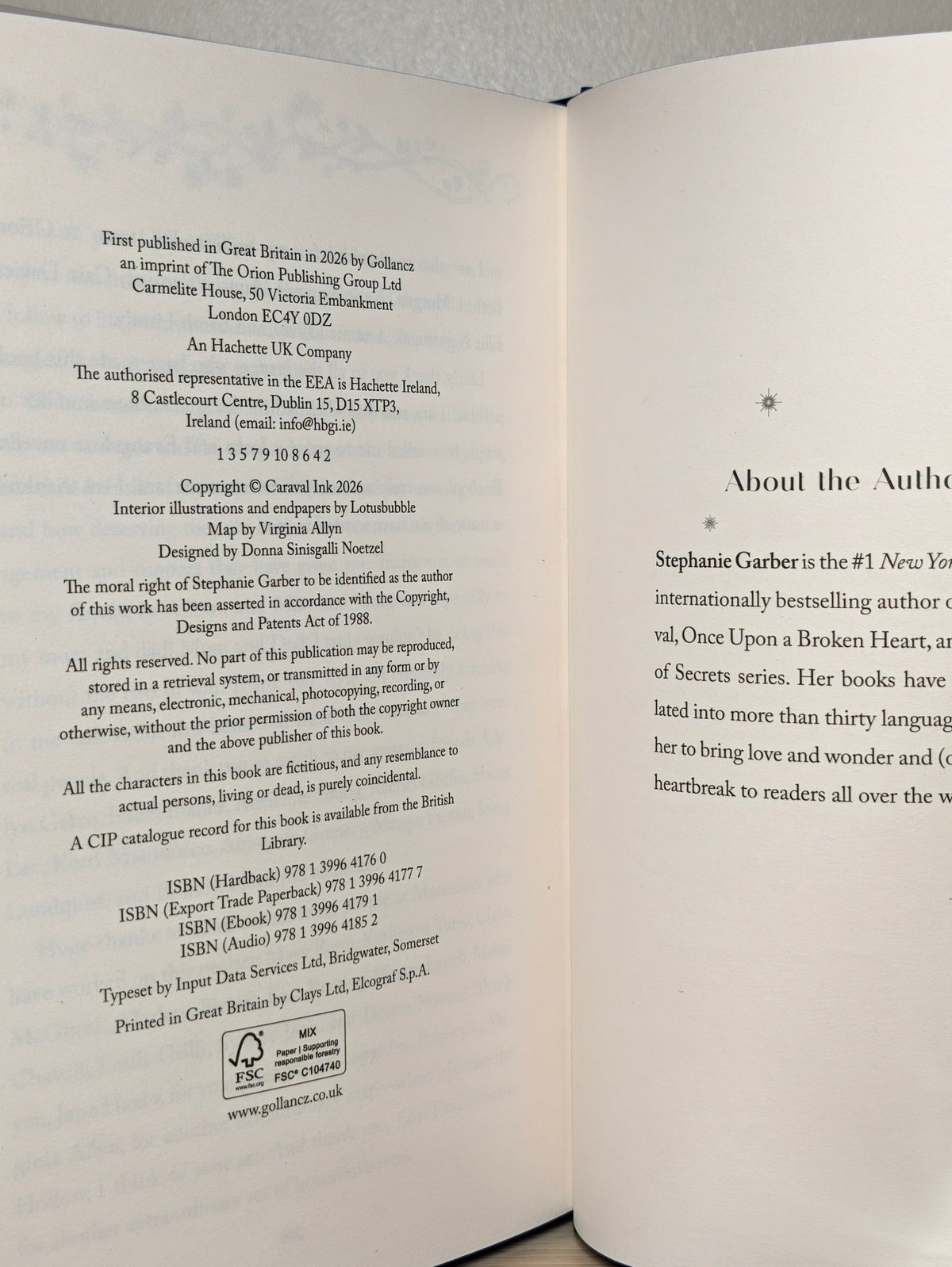 The Mirror of Infinite Endings by Stephanie Garber (Signed Numbered First Edition with sprayed edges) - Fialta Books