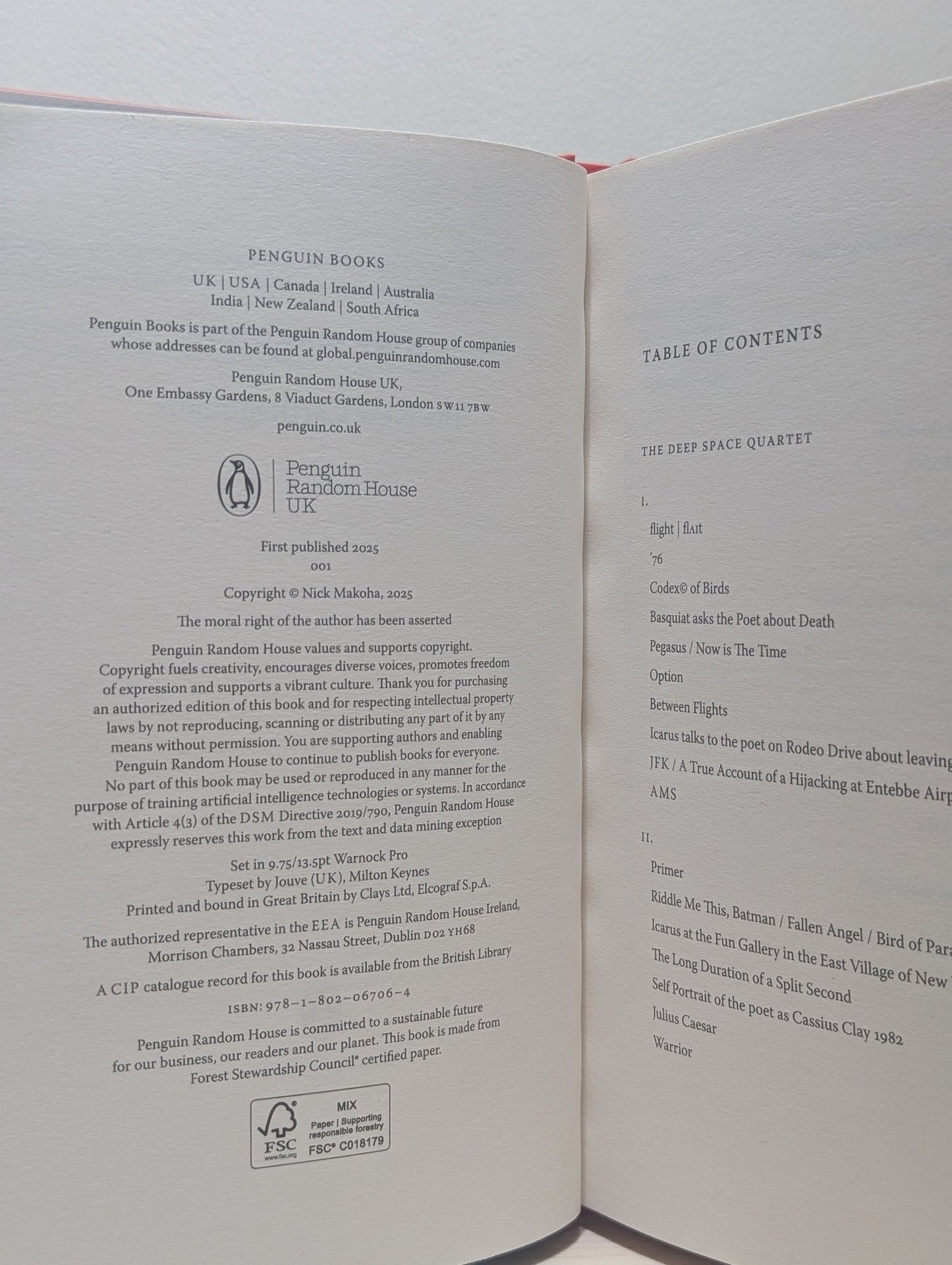 The New Carthaginians by Nick Makoha (Signed First Edition) - Fialta Books