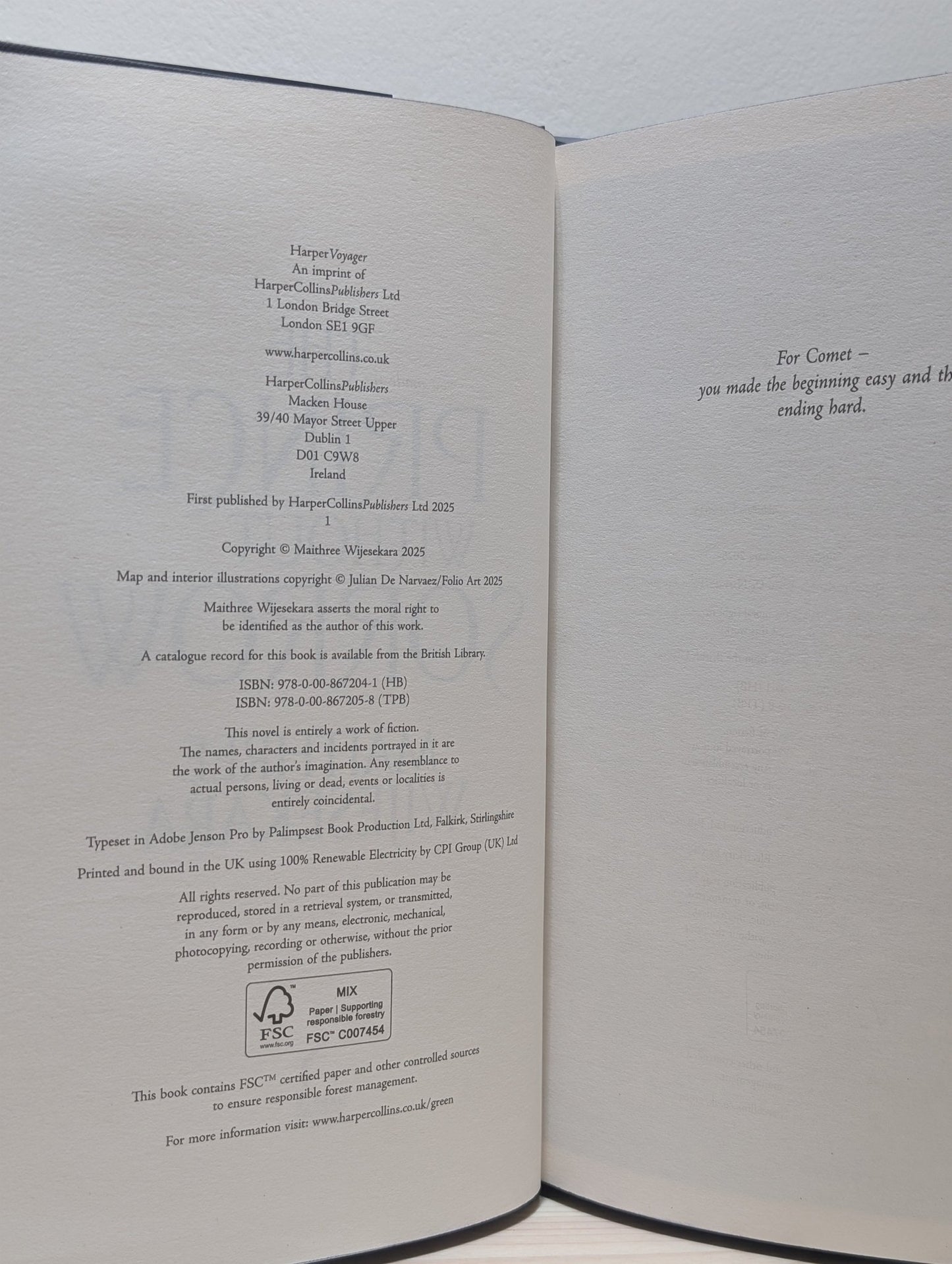 The Prince Without Sorrow by Maithree Wijesekara (First Edition with sprayed edges) - Fialta Books