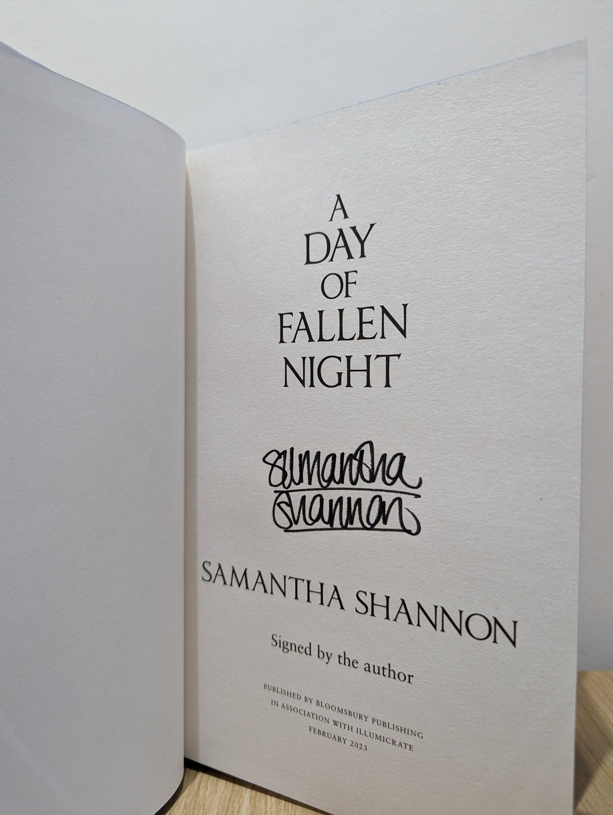 The Priory of the Orange Tree; A Day of Fallen Night by Samantha Shannon (Signed) - Fialta Books