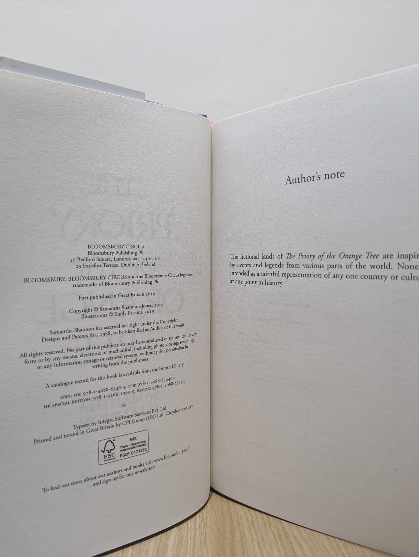 The Priory of the Orange Tree by Samantha Shannon - Fialta Books