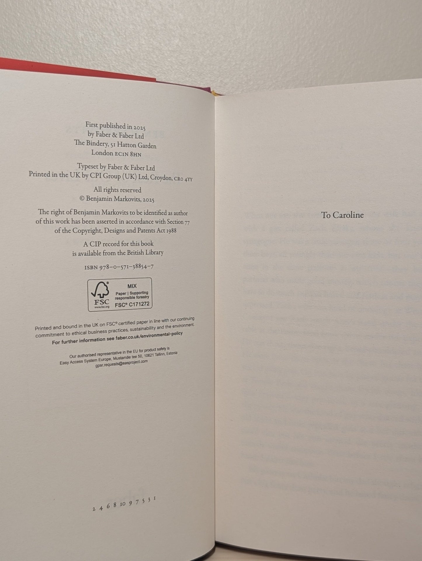 The Rest of Our Lives by Benjamin Markovits (Signed First Edition) - Fialta Books