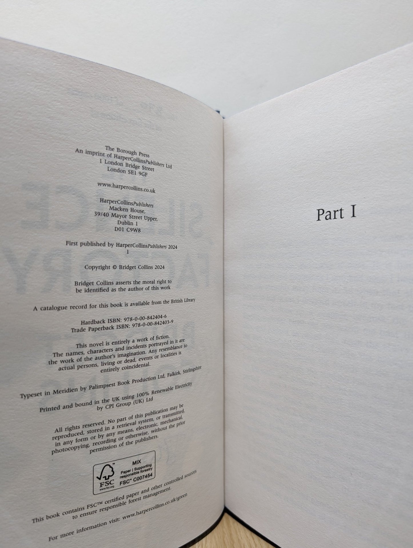 The Silence Factory by Bridget Collins (Signed Numbered First Edition with sprayed edges) - Fialta Books