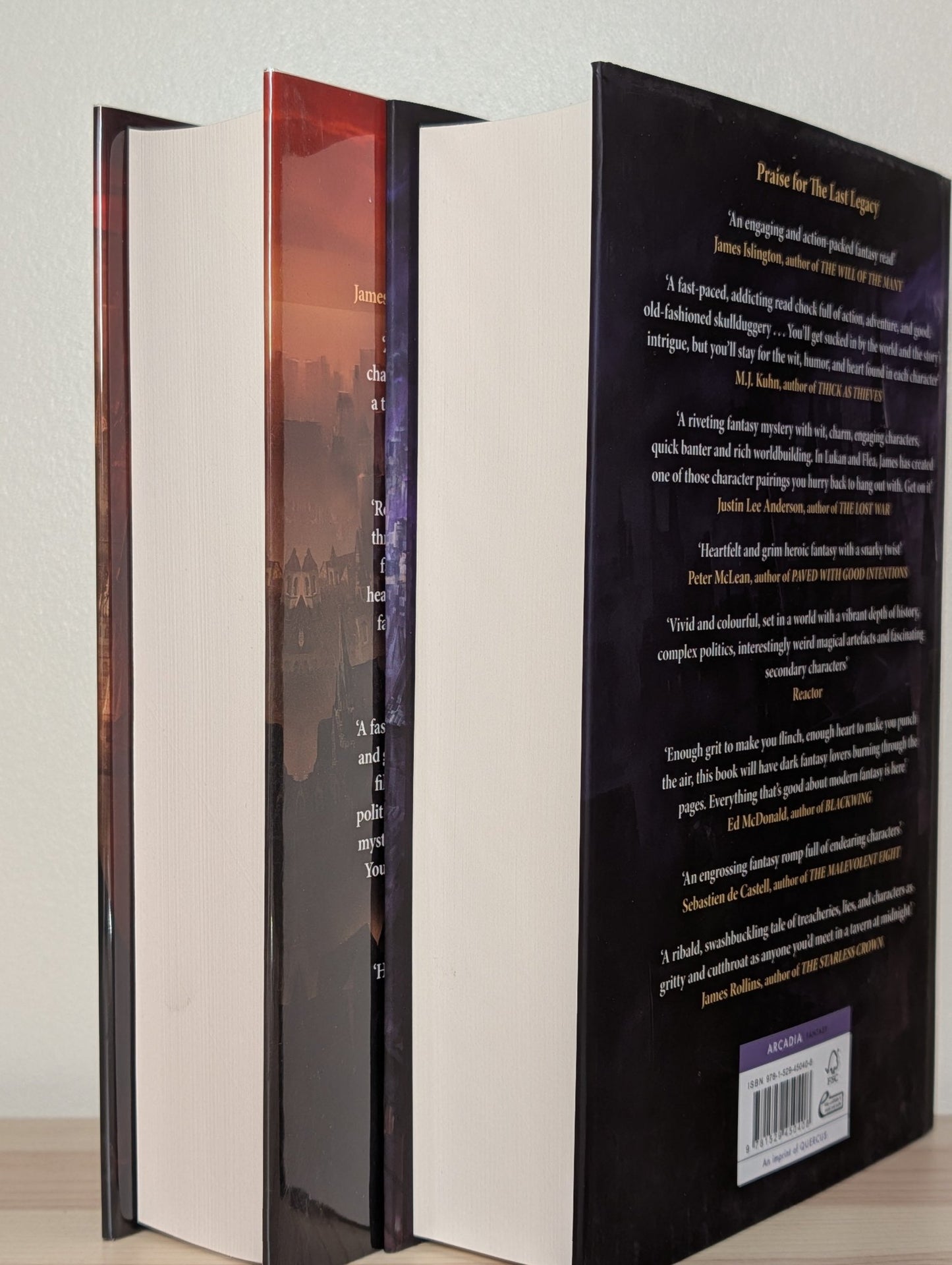 The Silverblood Promise; Blackfire Blade by James Logan (Signed First Edition Set) - Fialta Books