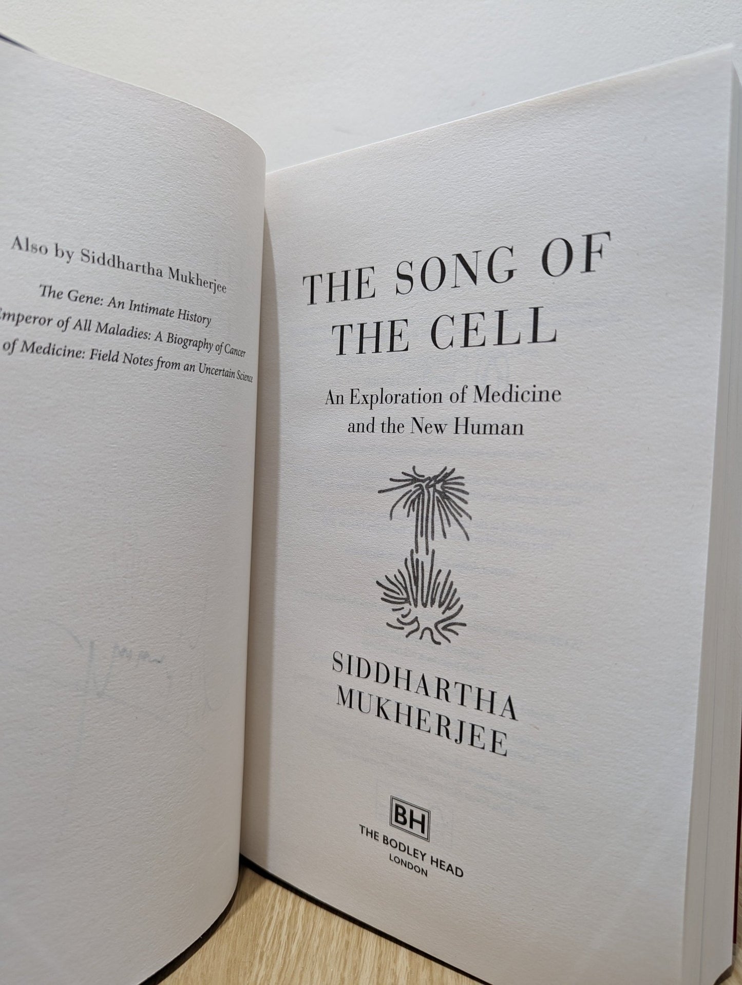 The Song of the Cell by Siddhartha Mukherjee (Signed First Edition) - Fialta Books