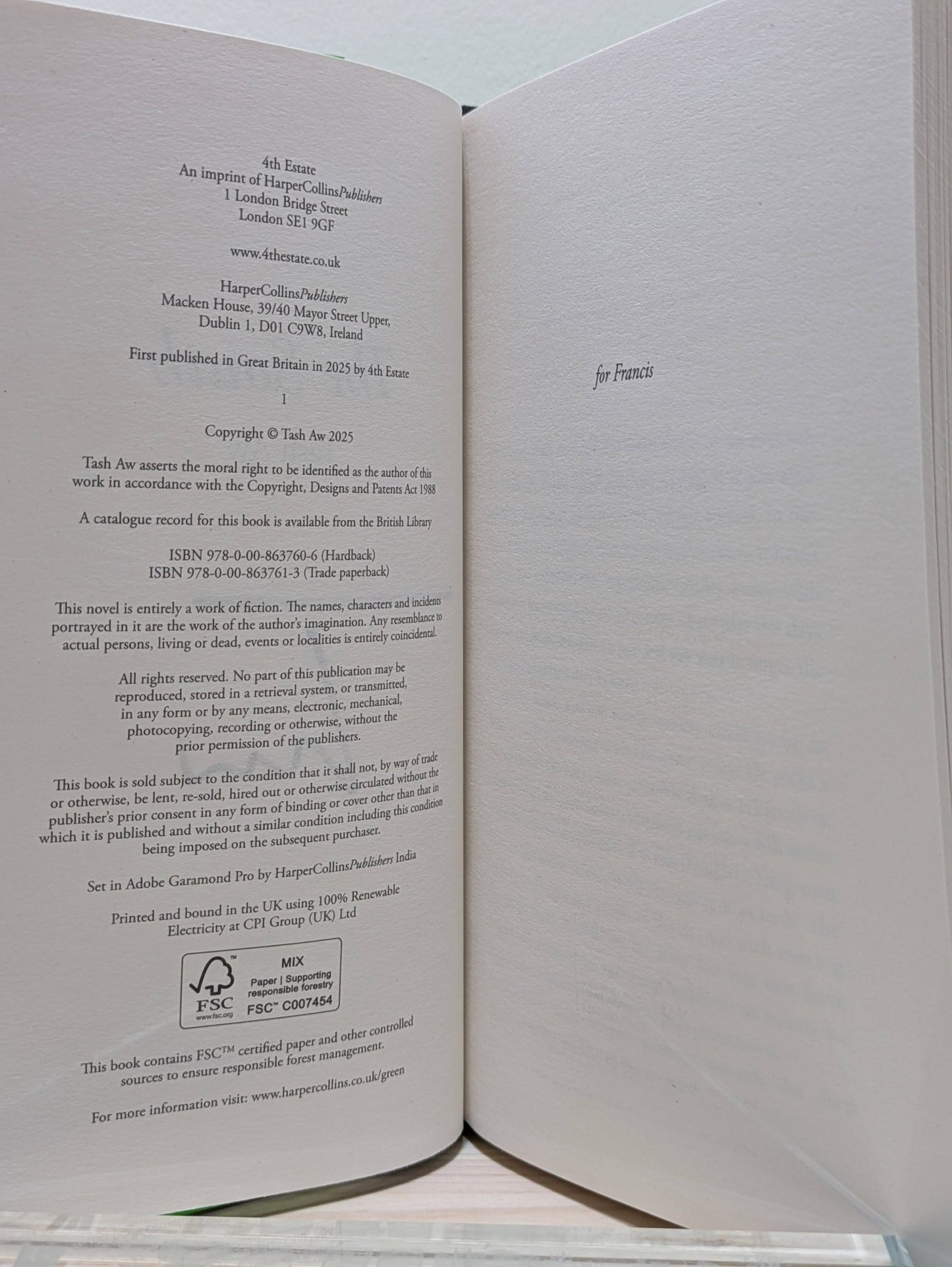 The South by Tash Aw (Signed First Edition) - Fialta Books