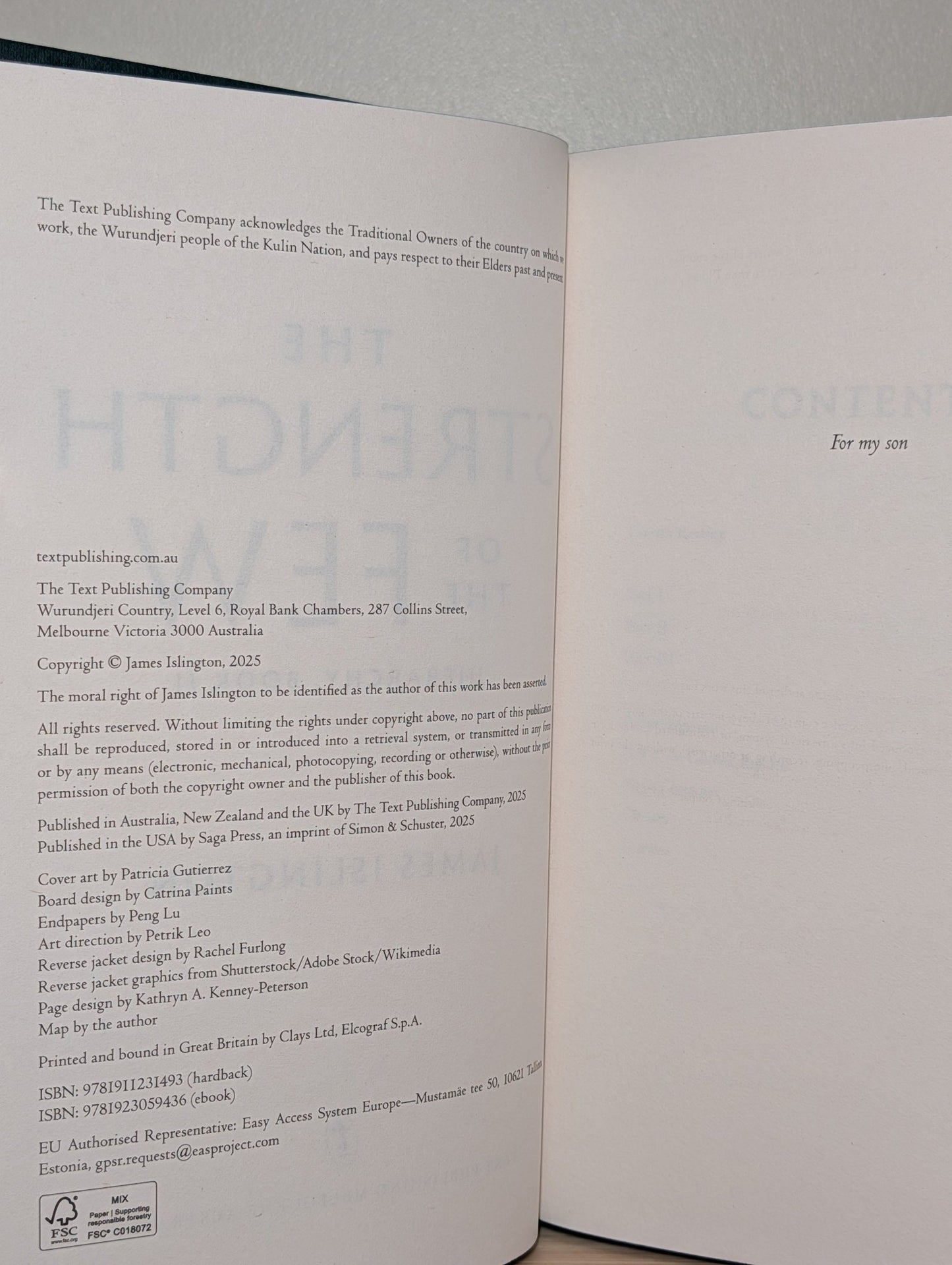 The Strength of the Few: Hierarchy by James Islington (Signed Numbered with sprayed edges) - Fialta Books