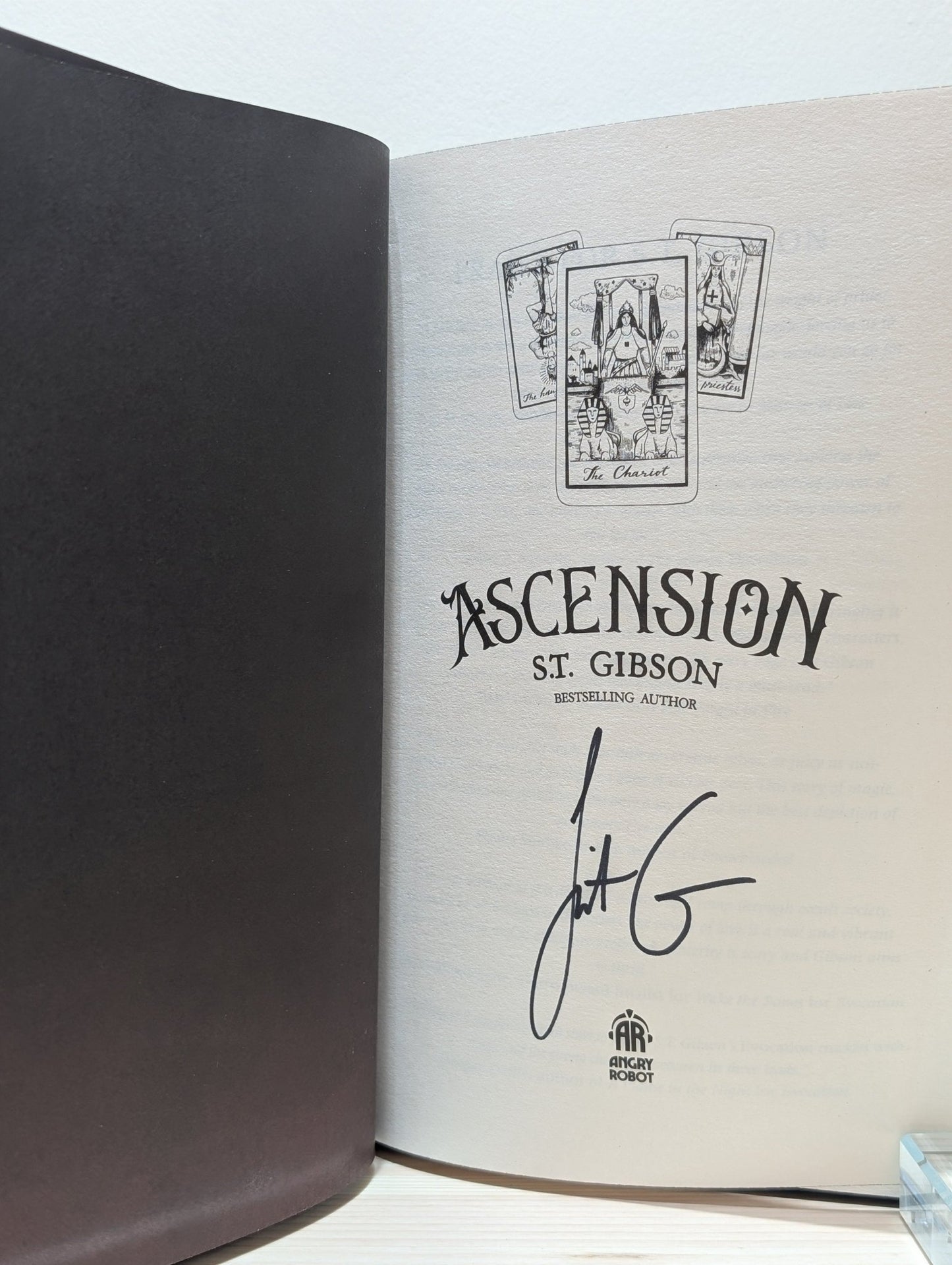 The Summoner's Circle 1 - 2: Evocation; Ascension by S.T. Gibson (Signed First Edition with sprayed edges) - Fialta Books