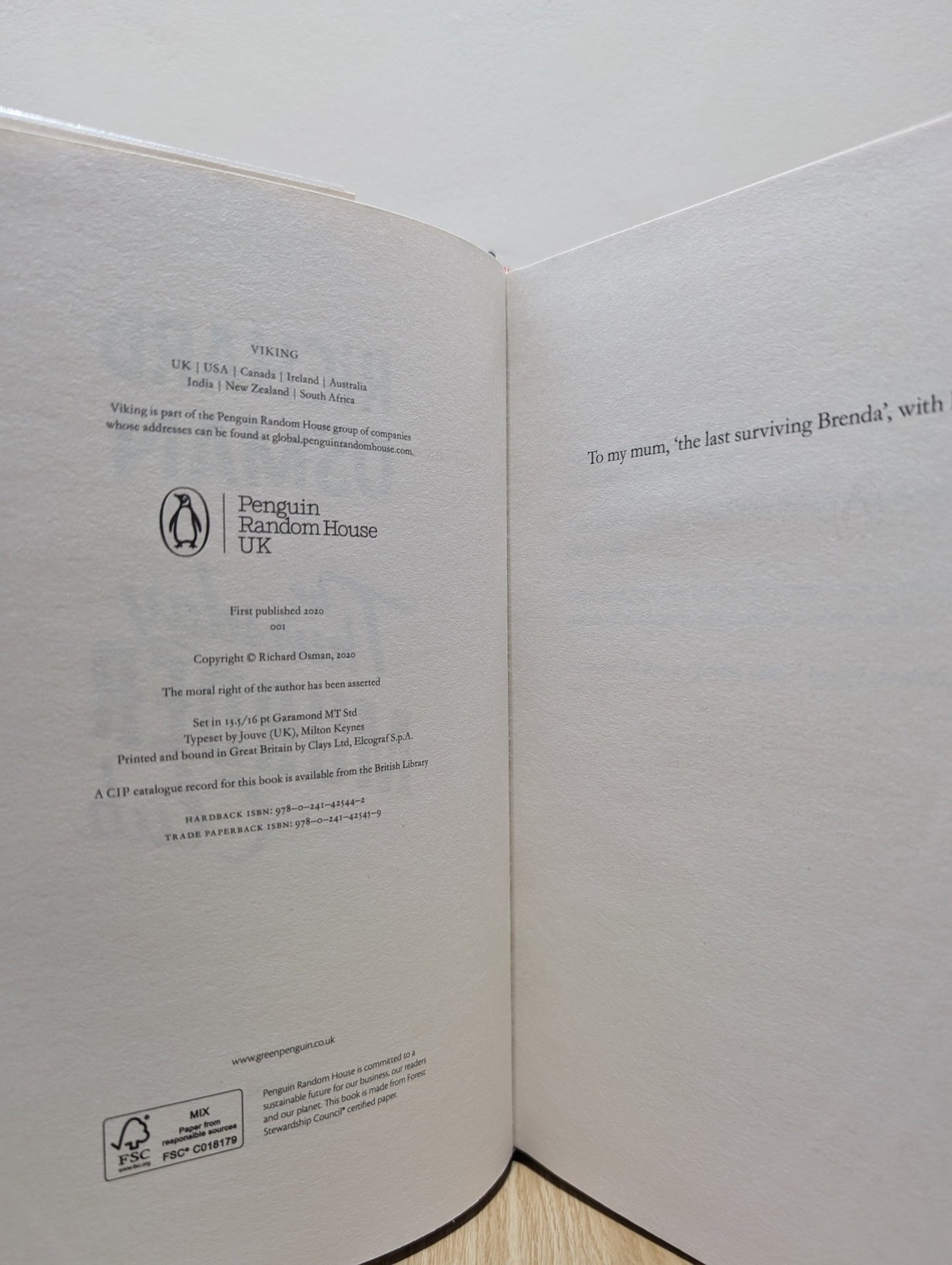 The Thursday Murder Club Set 1 - 4 by Richard Osman (Signed First Edition) - Fialta Books