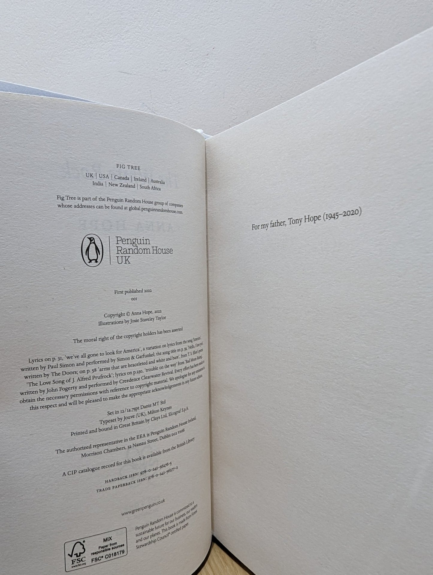 The White Rock by Anna Hope (Signed First Edition) - Fialta Books