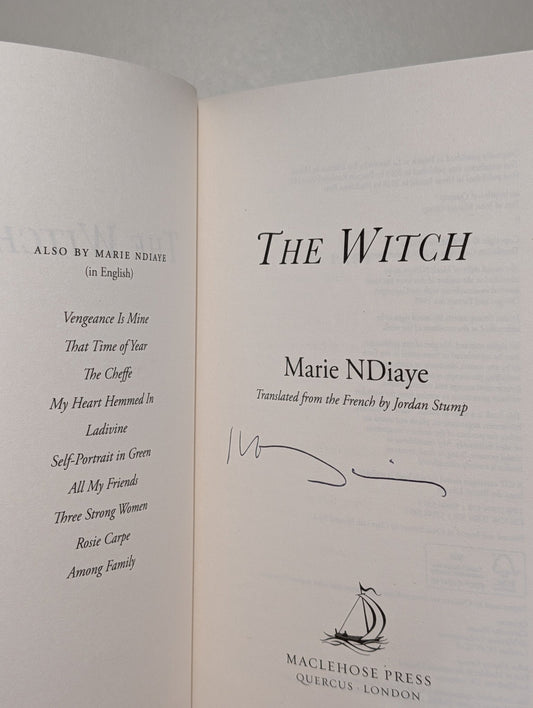 The Witch by Marie NDiaye (Signed) - Fialta Books