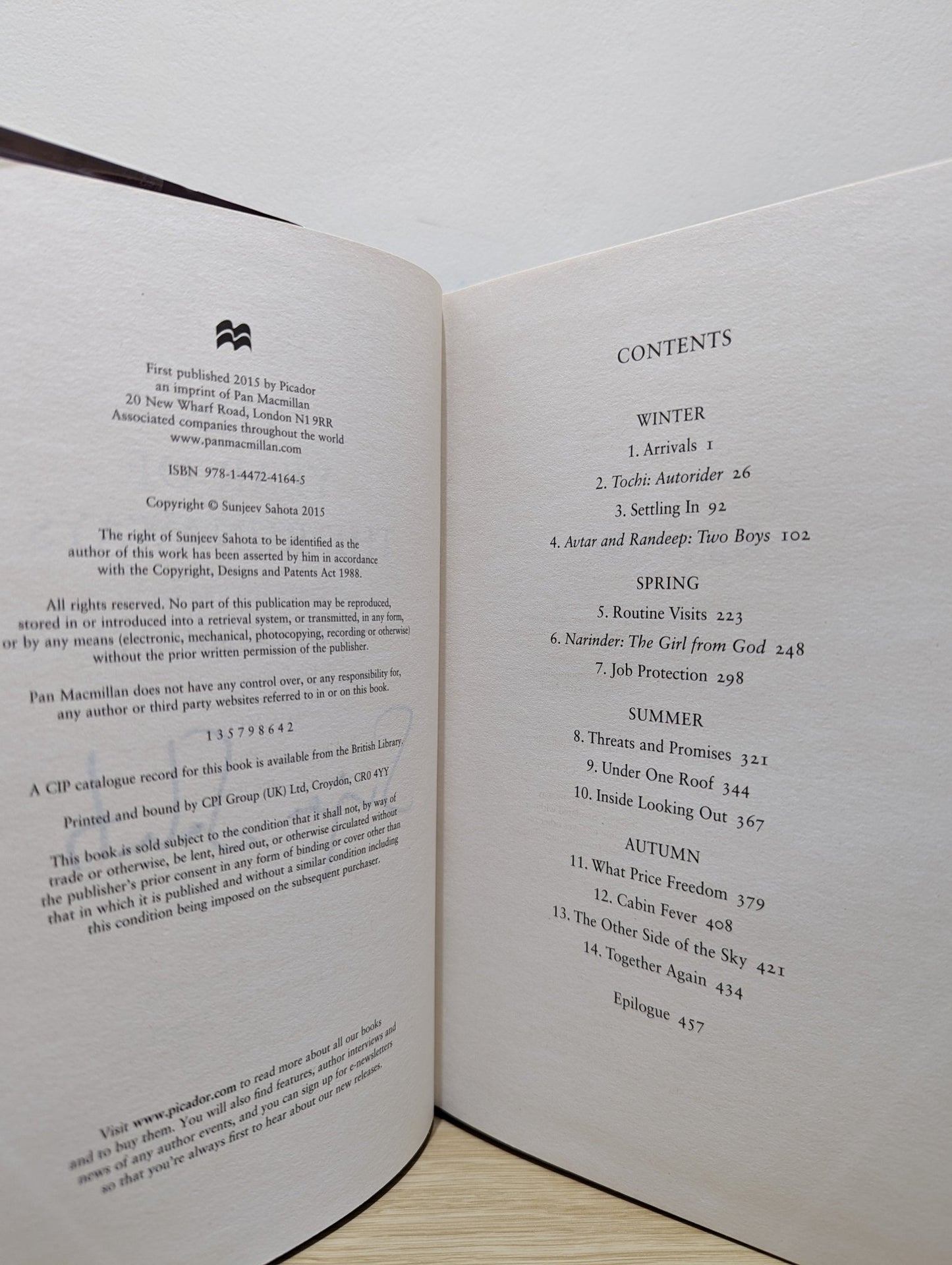 The Year Of The Runaways by Sunjeev Sahota (Signed First Edition) - Fialta Books