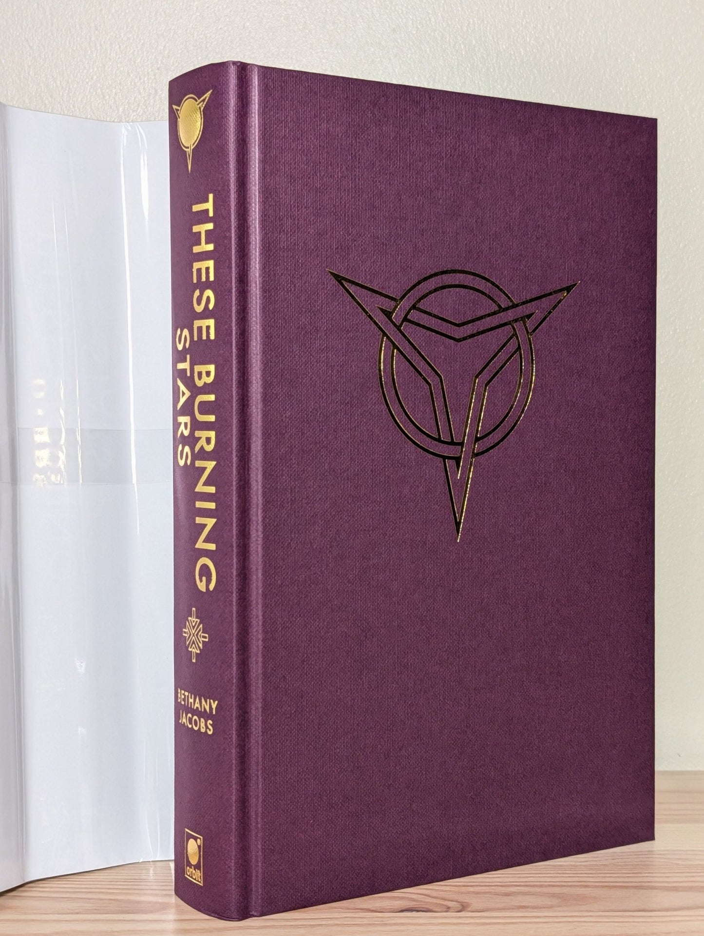 These Burning Stars; On Vicious Worlds; This Brutal Moon by Bethany Jacobs (Signed with sprayed edges) - Fialta Books