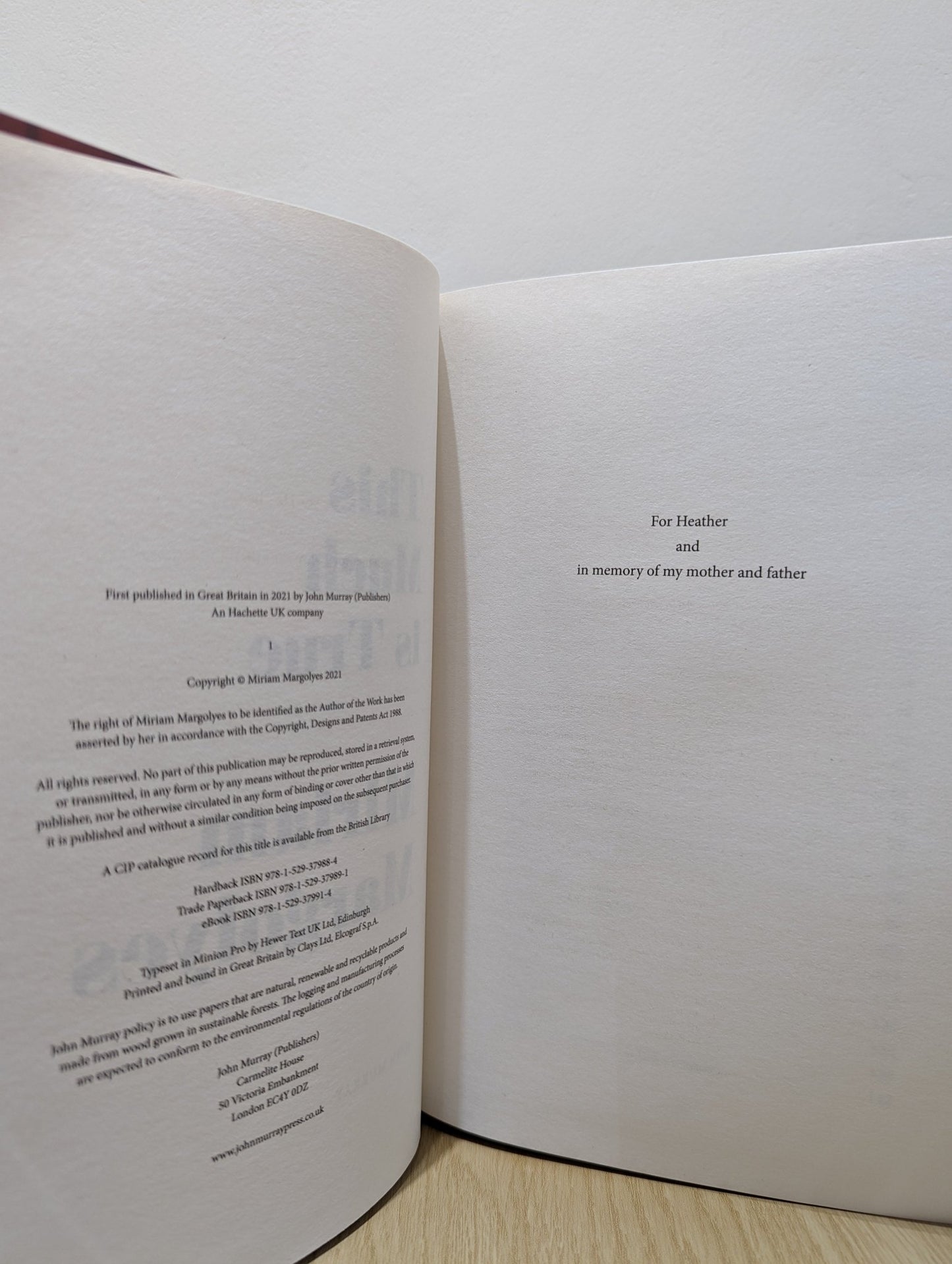 This Much Is True by Miriam Margolyes (Signed First Edition) - Fialta Books