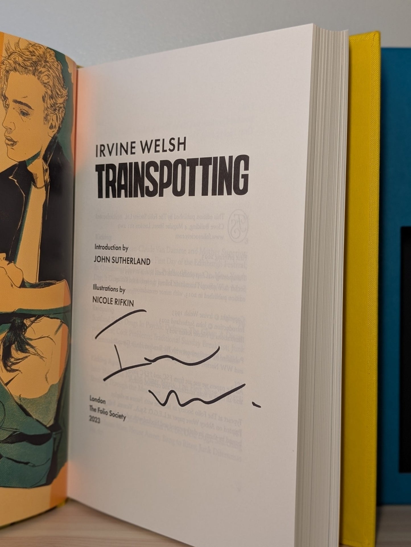 Trainspotting by Irvine Welsh (Signed Folio Slipcase Edition) - Fialta Books