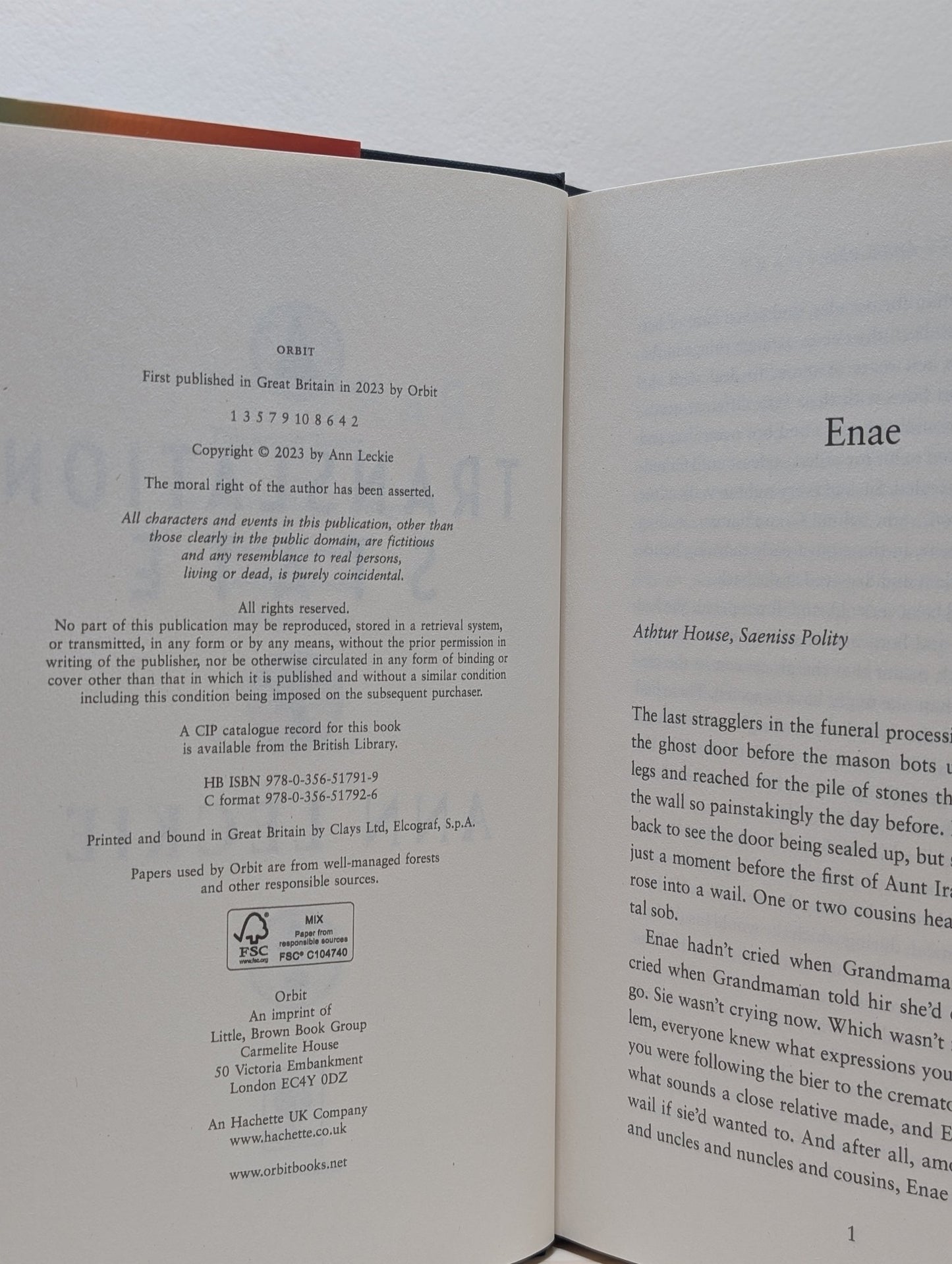 Translation State by Ann Leckie (First Edition) - Fialta Books