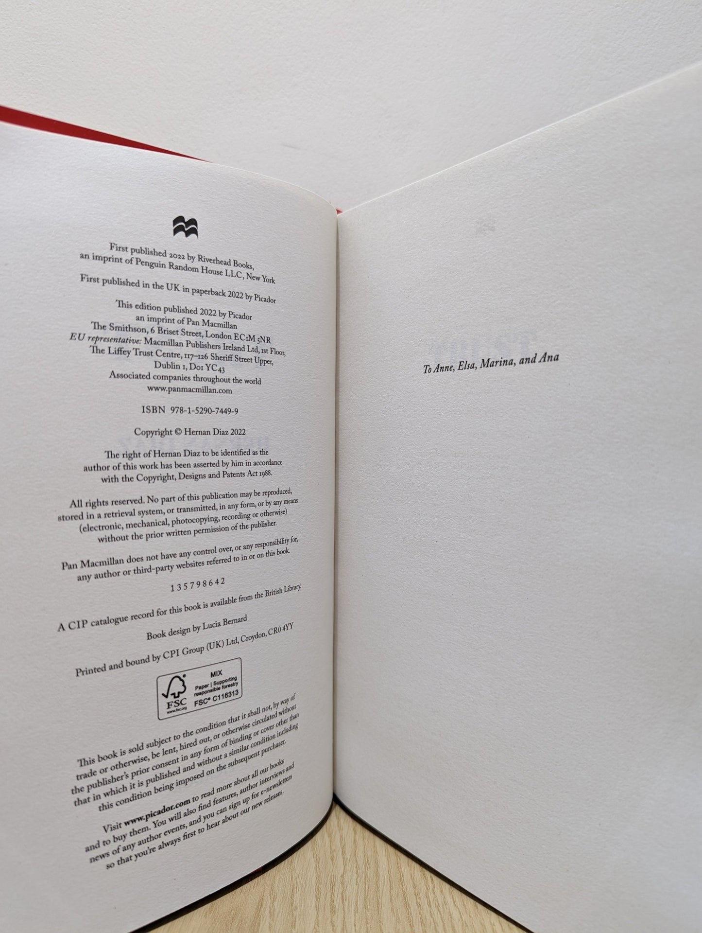 Trust by Hernan Diaz (First Edition) - Fialta Books