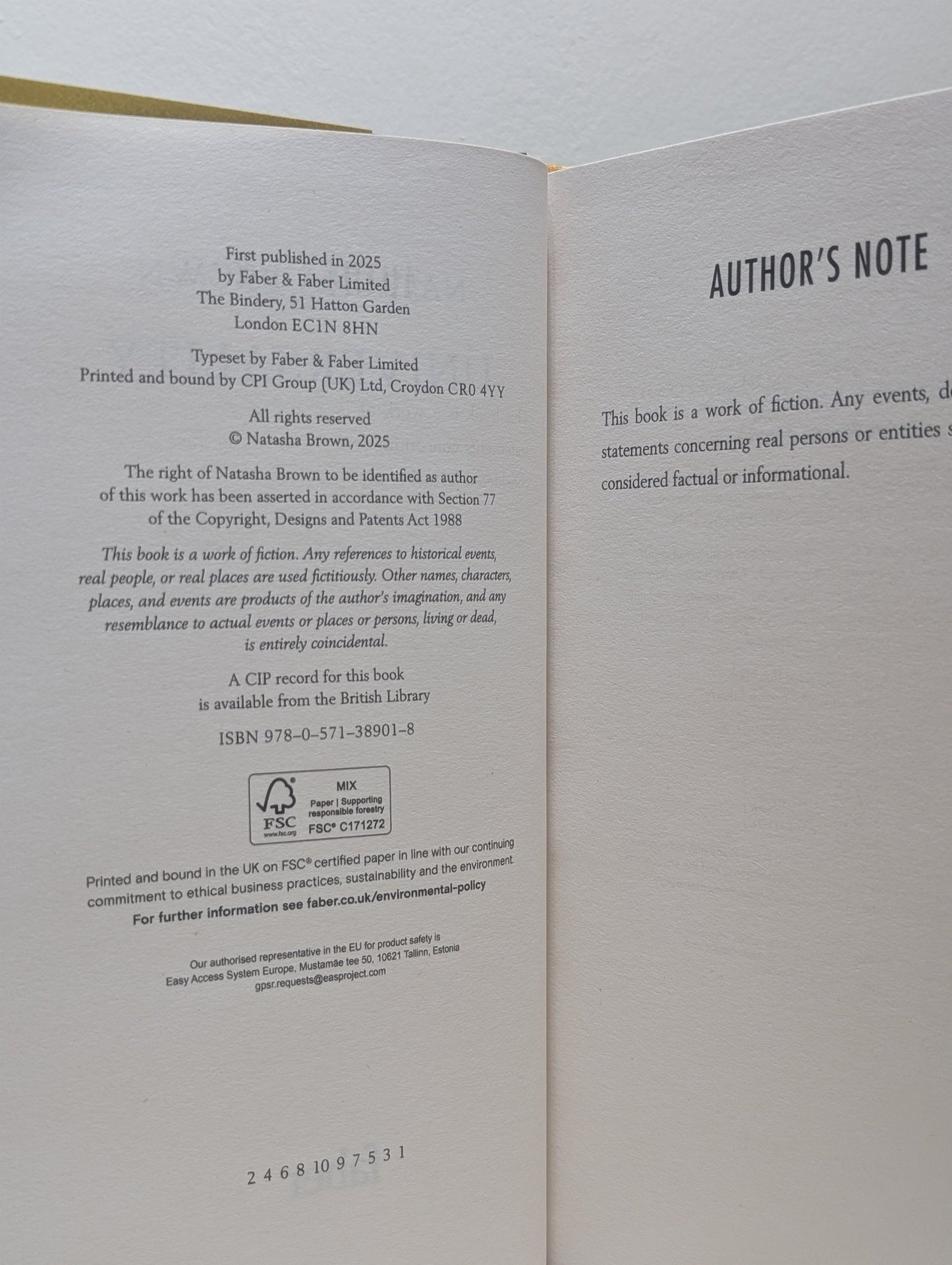 Universality by Natasha Brown (Signed First Edition) - Fialta Books