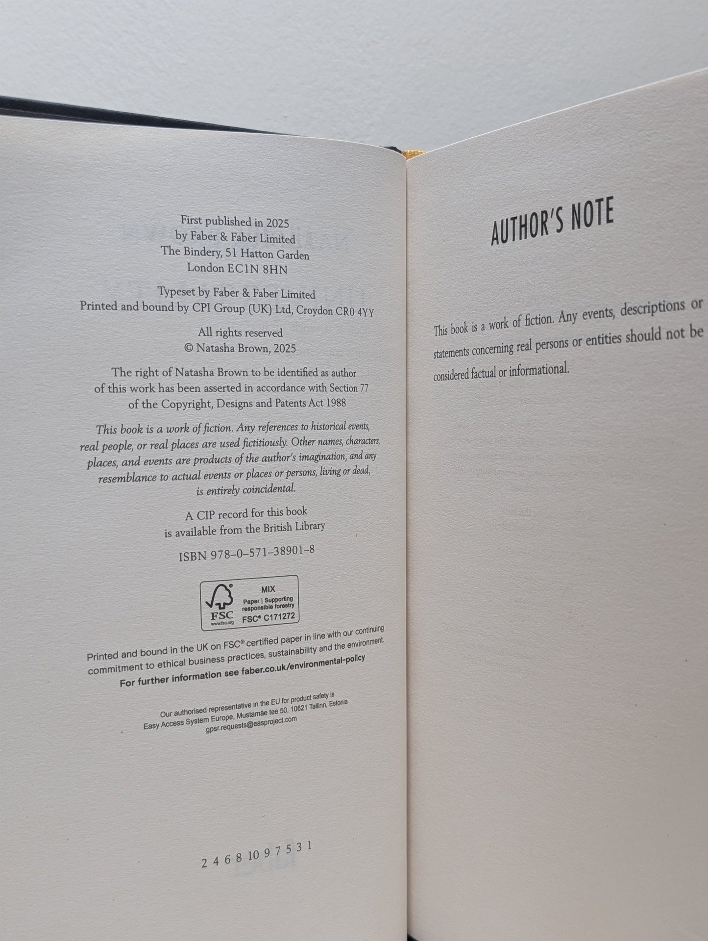 Universality by Natasha Brown (Signed First Edition with alternative jacket) - Fialta Books